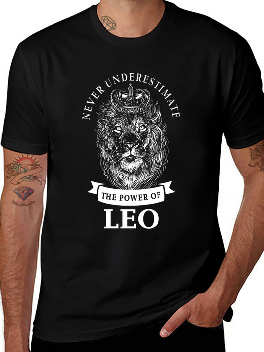 Power of Leo Lion Graphic T-Shirt