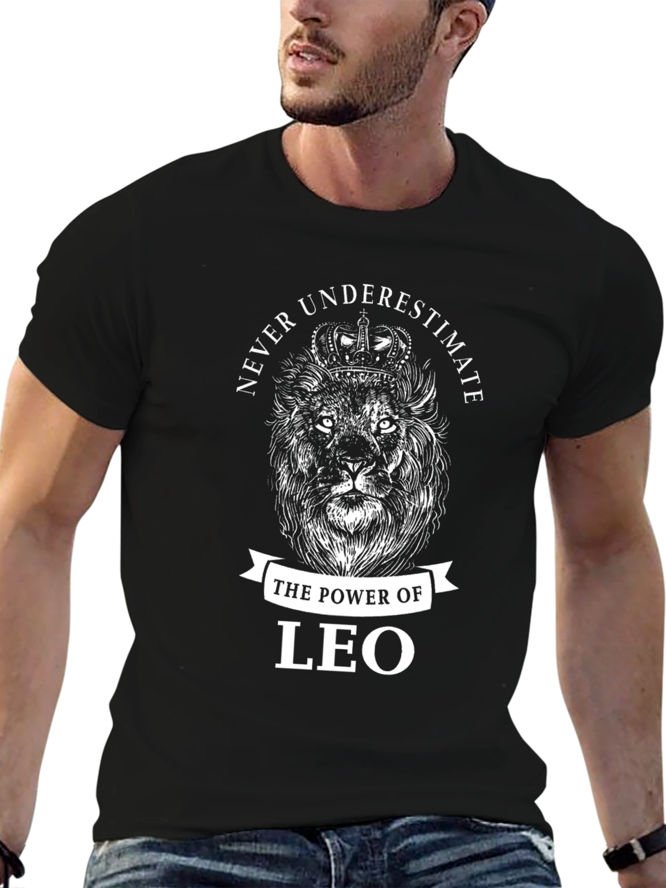 Power of Leo Lion Graphic T-Shirt
