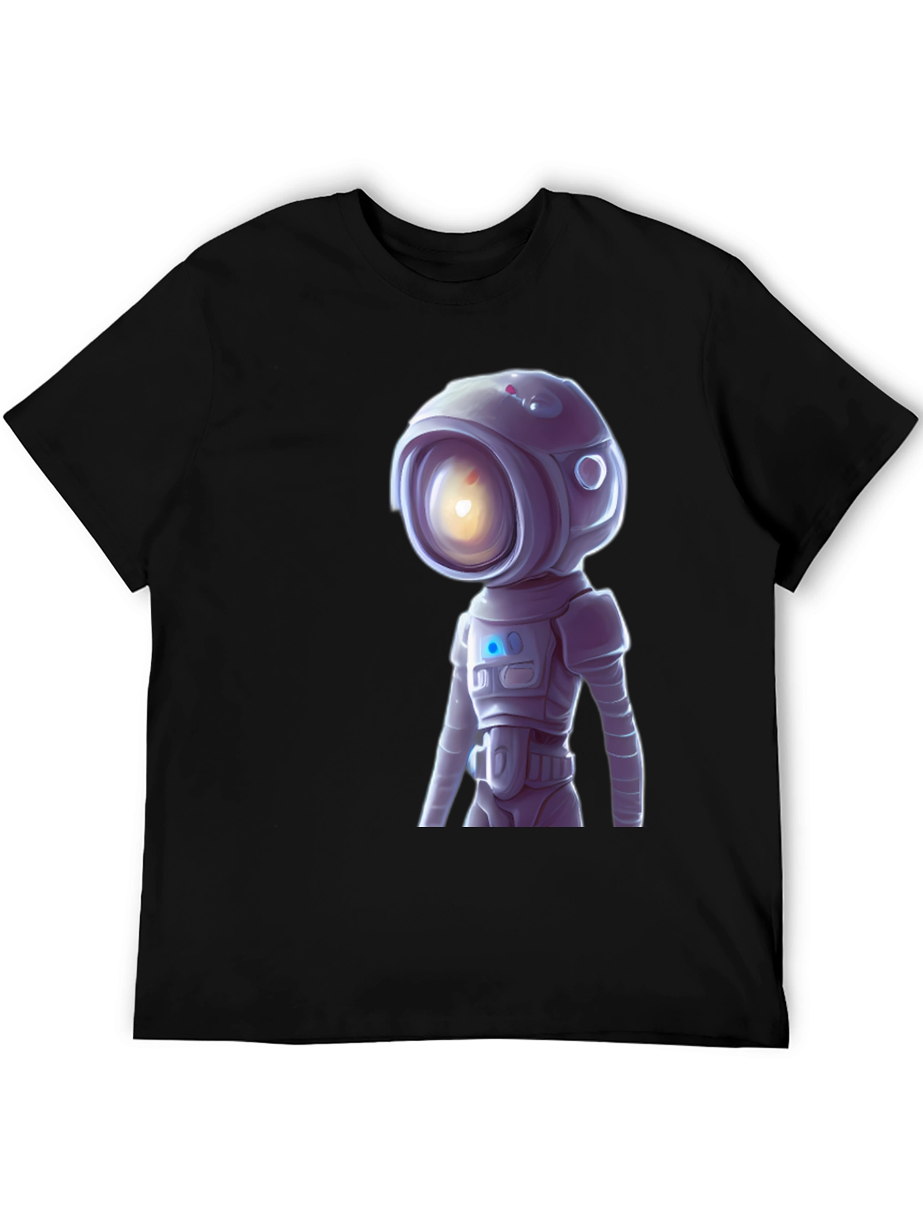 Astronaut Robot Graphic T-Shirt - Cool Sci-Fi Tee