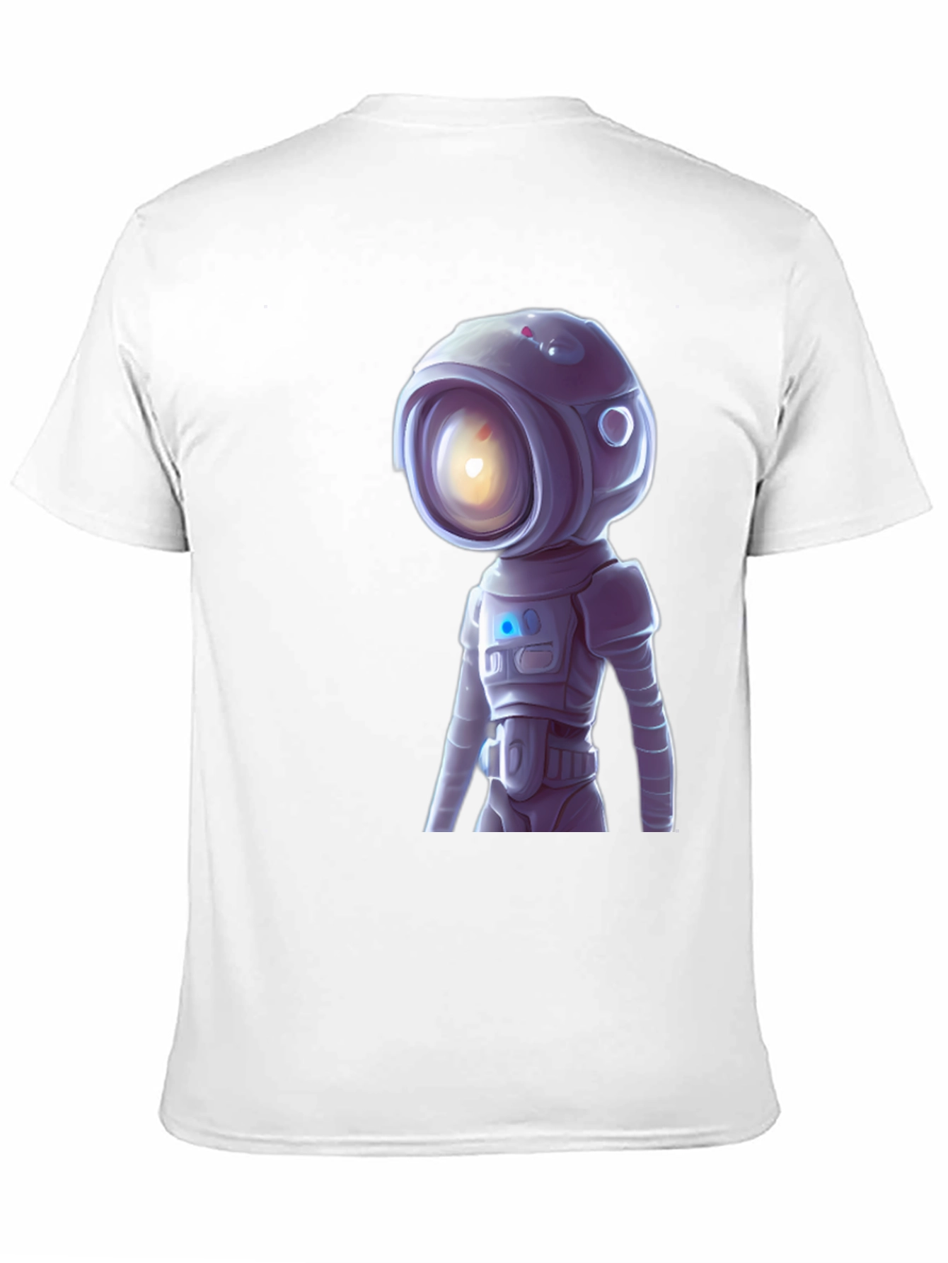 Astronaut Robot Graphic T-Shirt - Cool Sci-Fi Tee