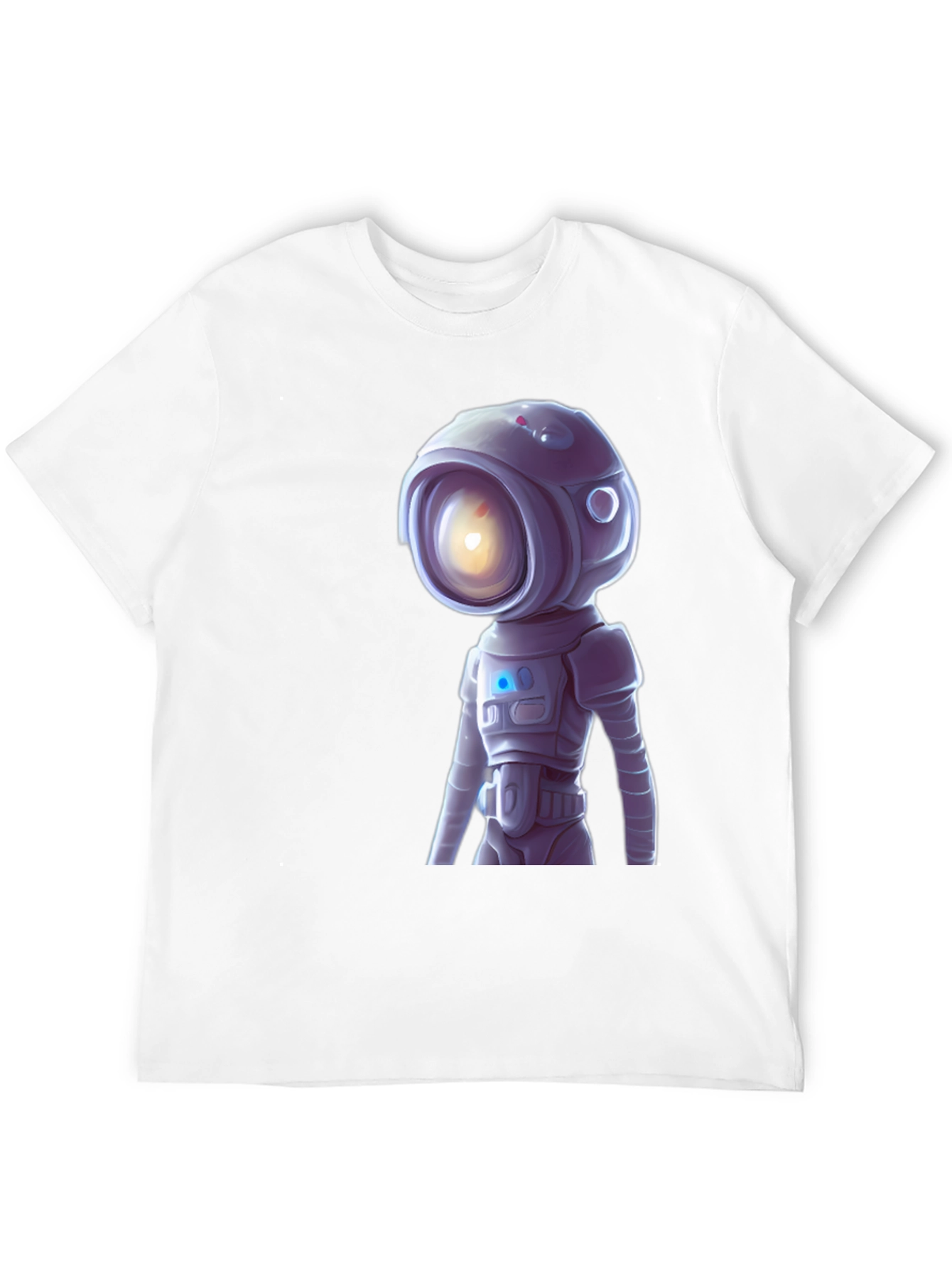 Astronaut Robot Graphic T-Shirt - Cool Sci-Fi Tee