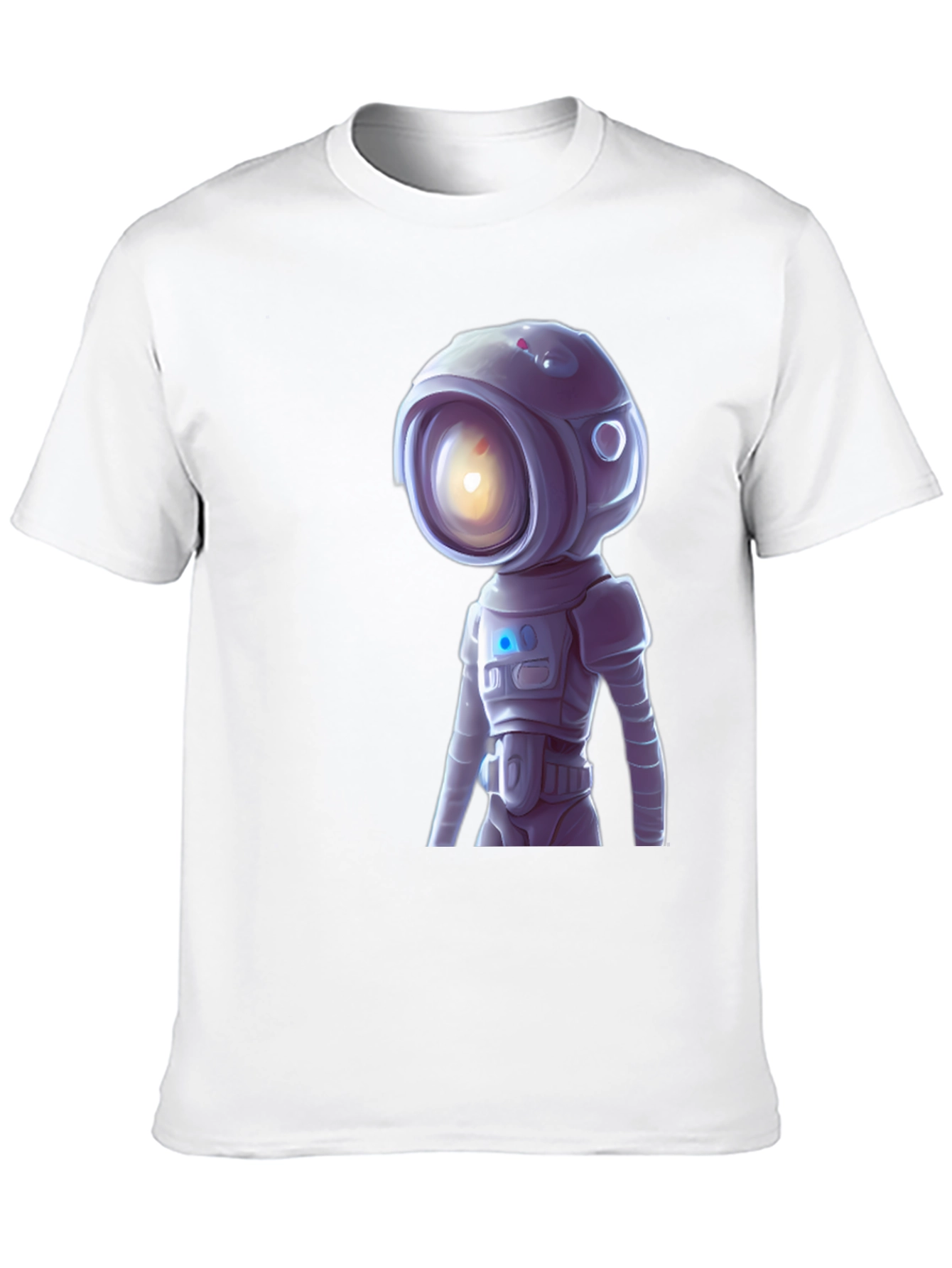 Astronaut Robot Graphic T-Shirt - Cool Sci-Fi Tee