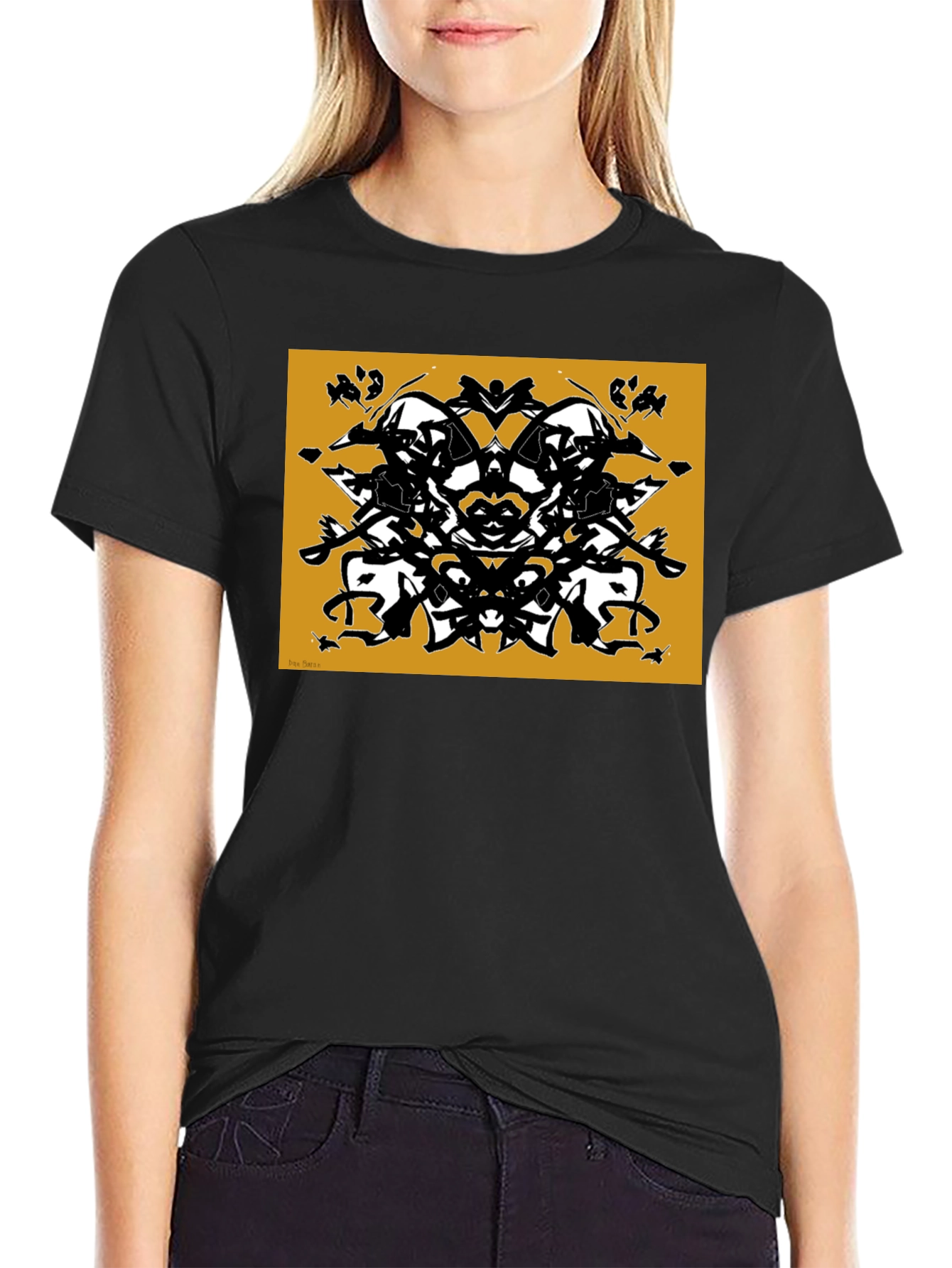 Abstract Rorschach Inkblot Graphic Tee
