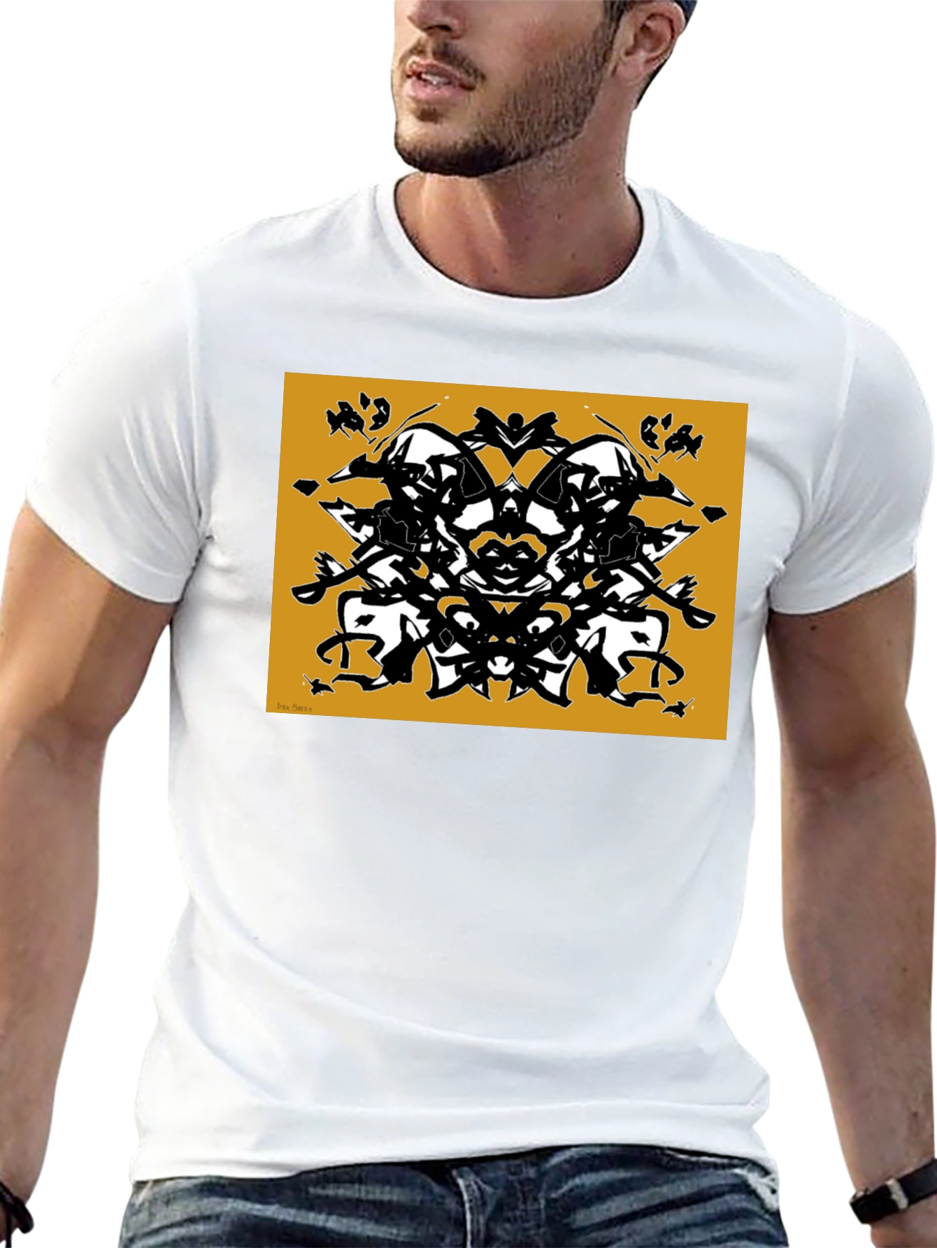 Abstract Rorschach Inkblot Graphic Tee