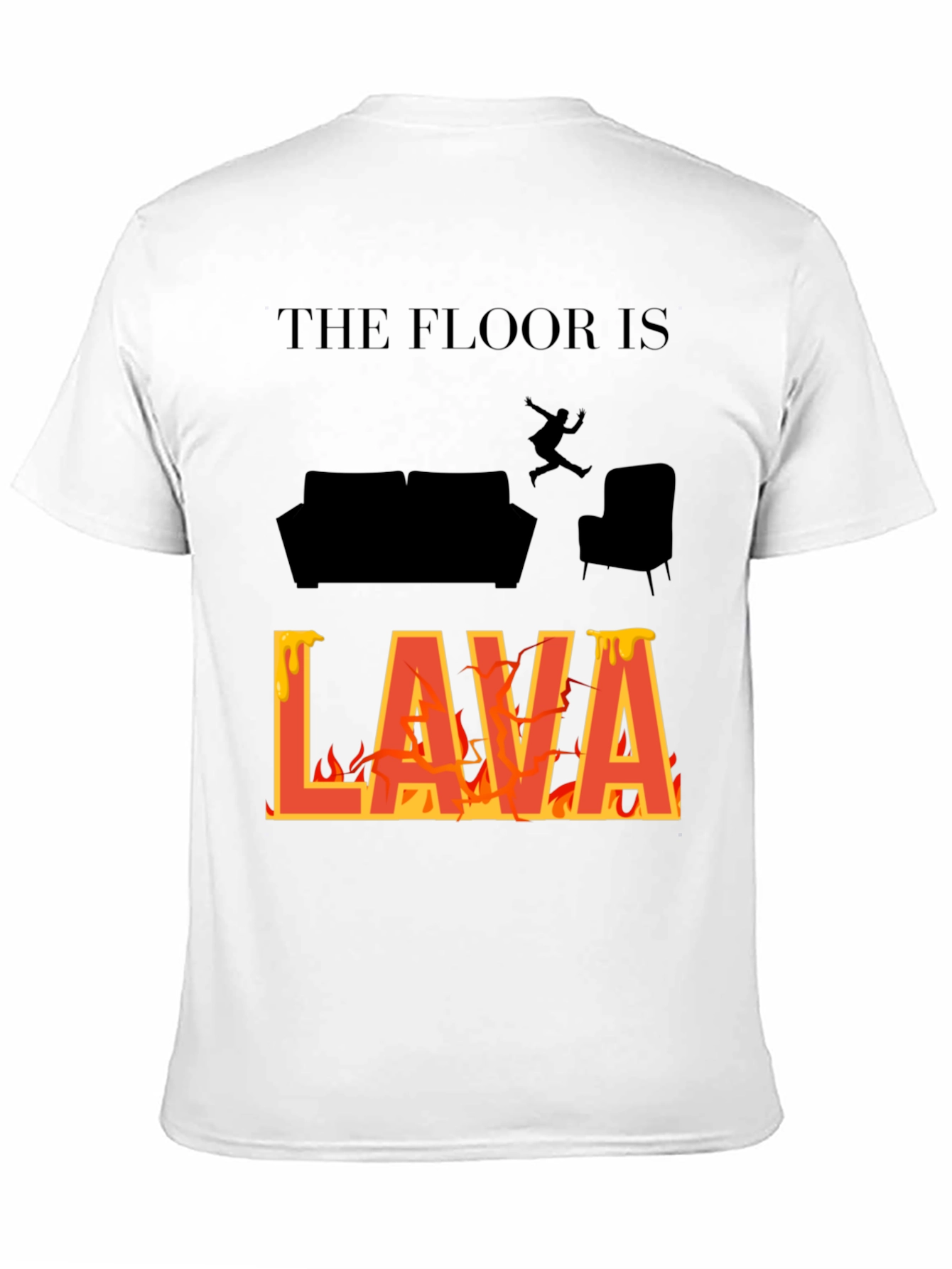 The Floor Is Lava T-Shirt Novelty Game Tee