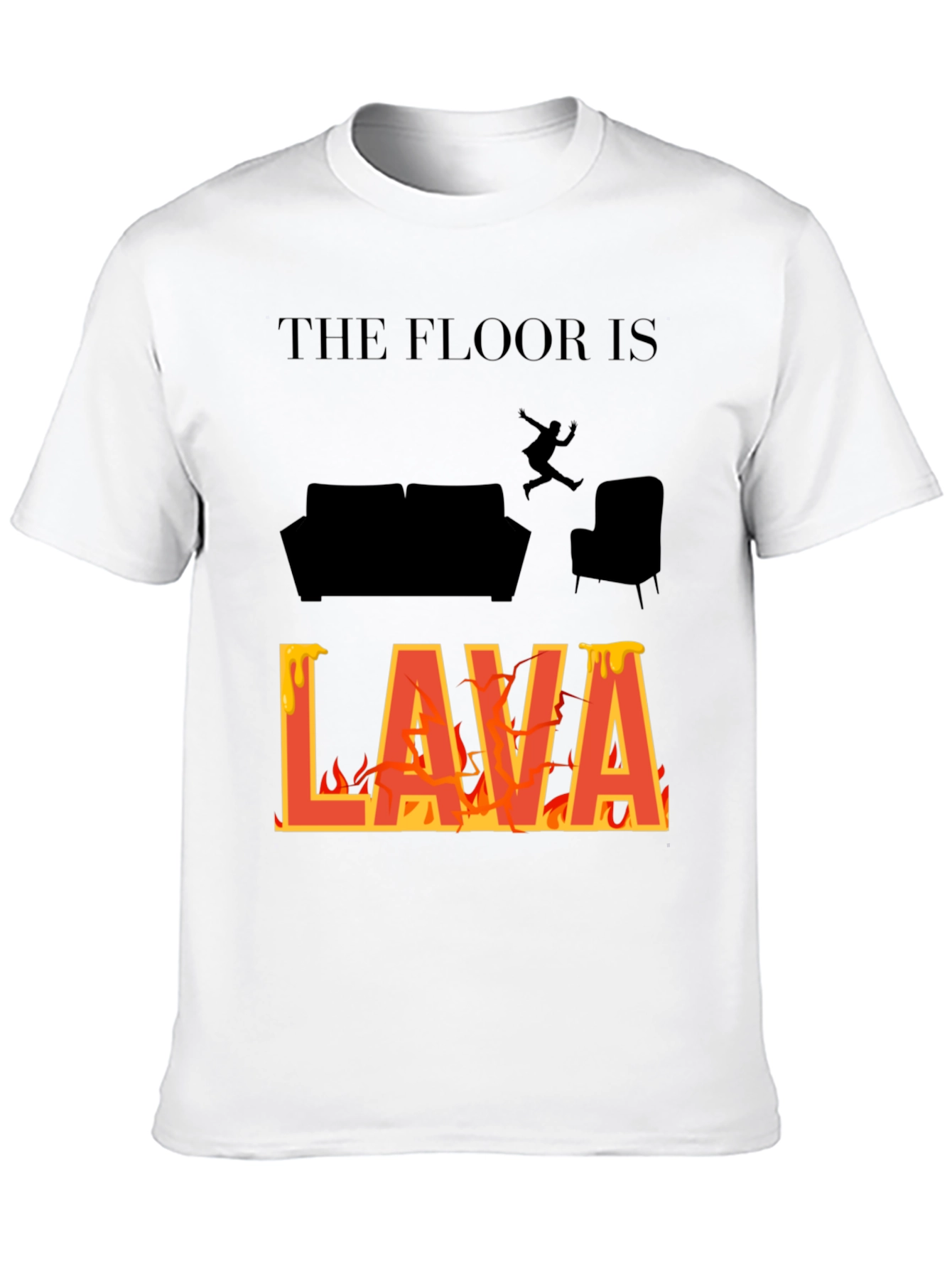 The Floor Is Lava T-Shirt Novelty Game Tee