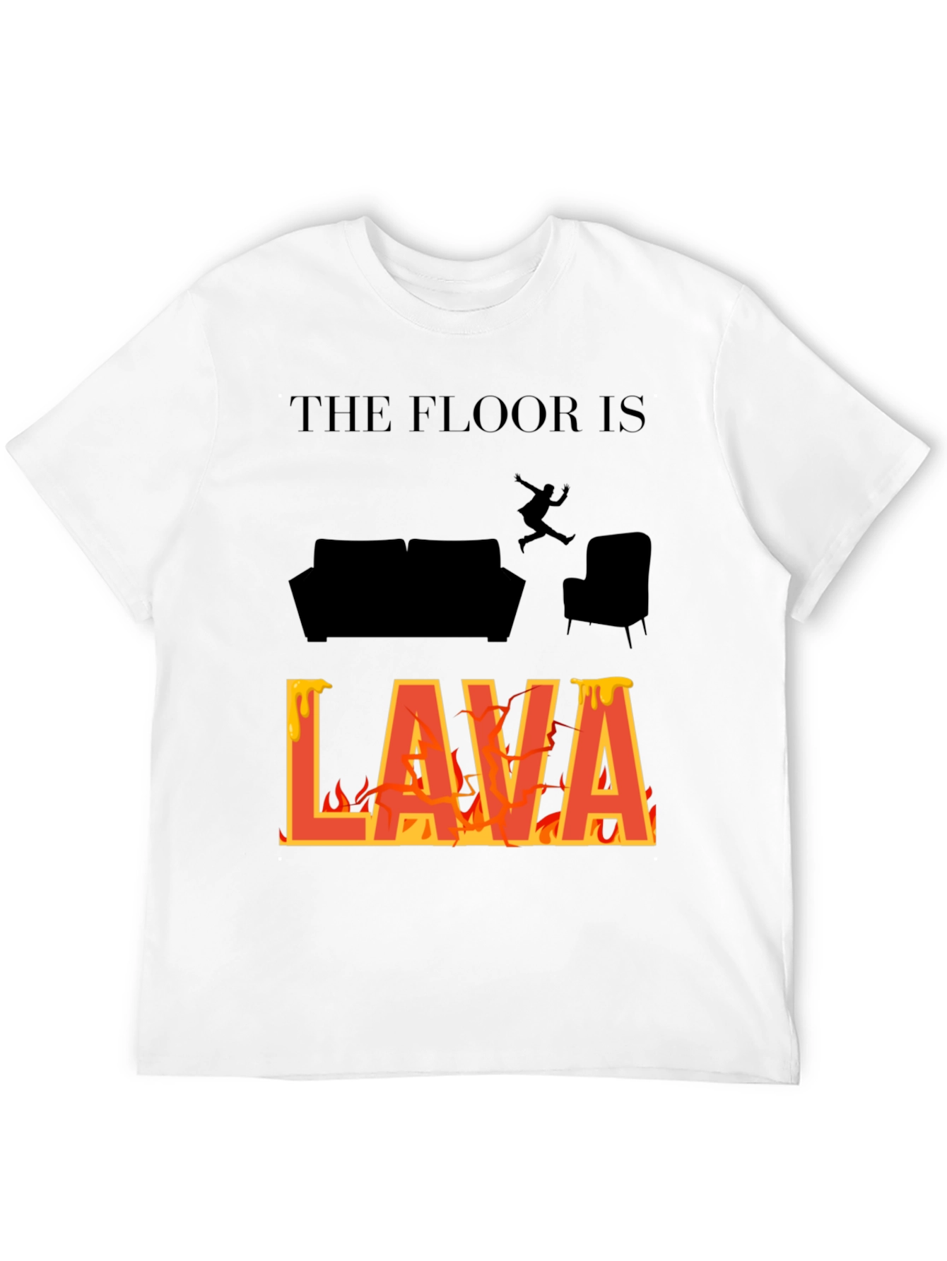 The Floor Is Lava T-Shirt Novelty Game Tee