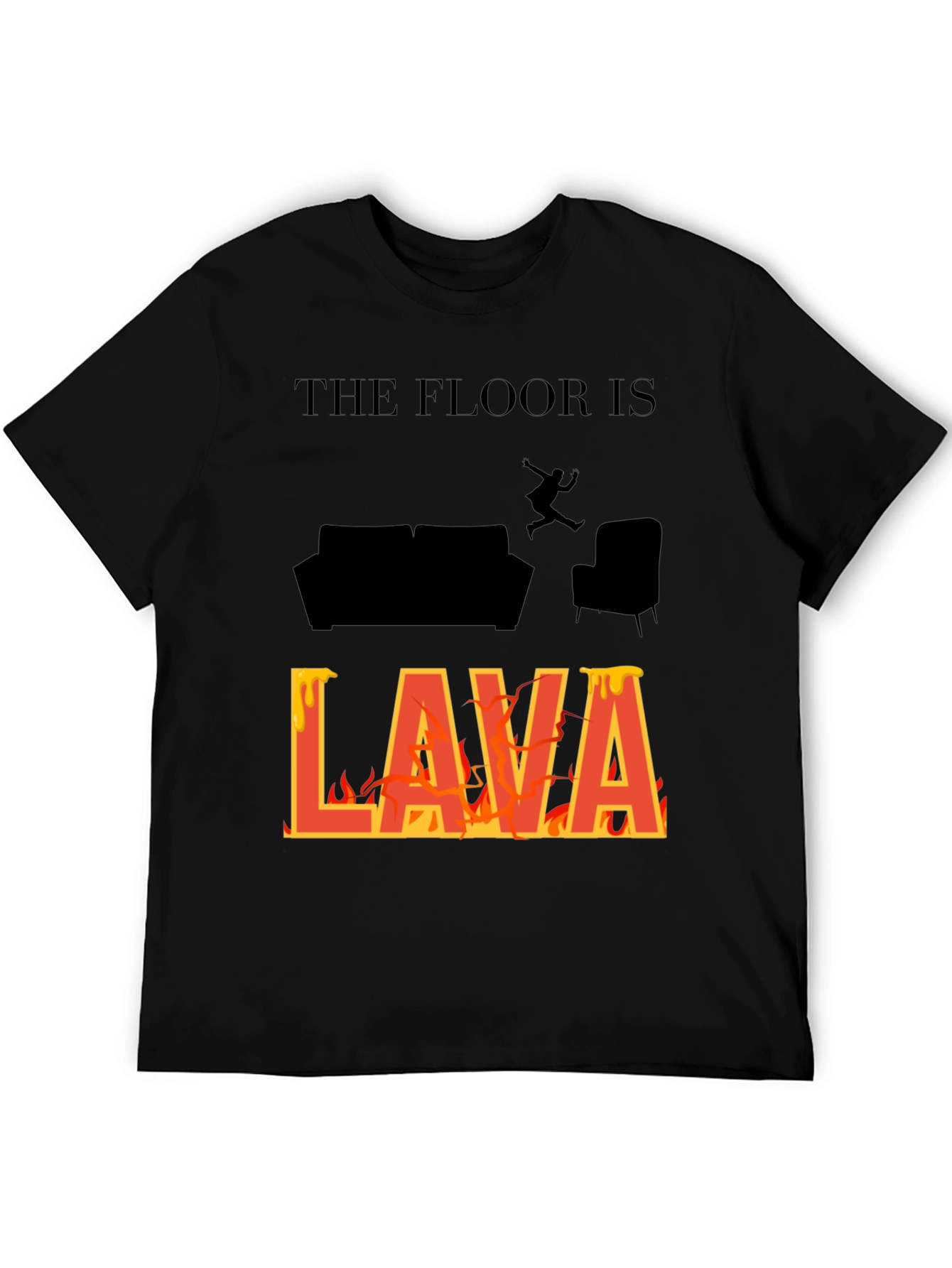 The Floor Is Lava T-Shirt Novelty Game Tee