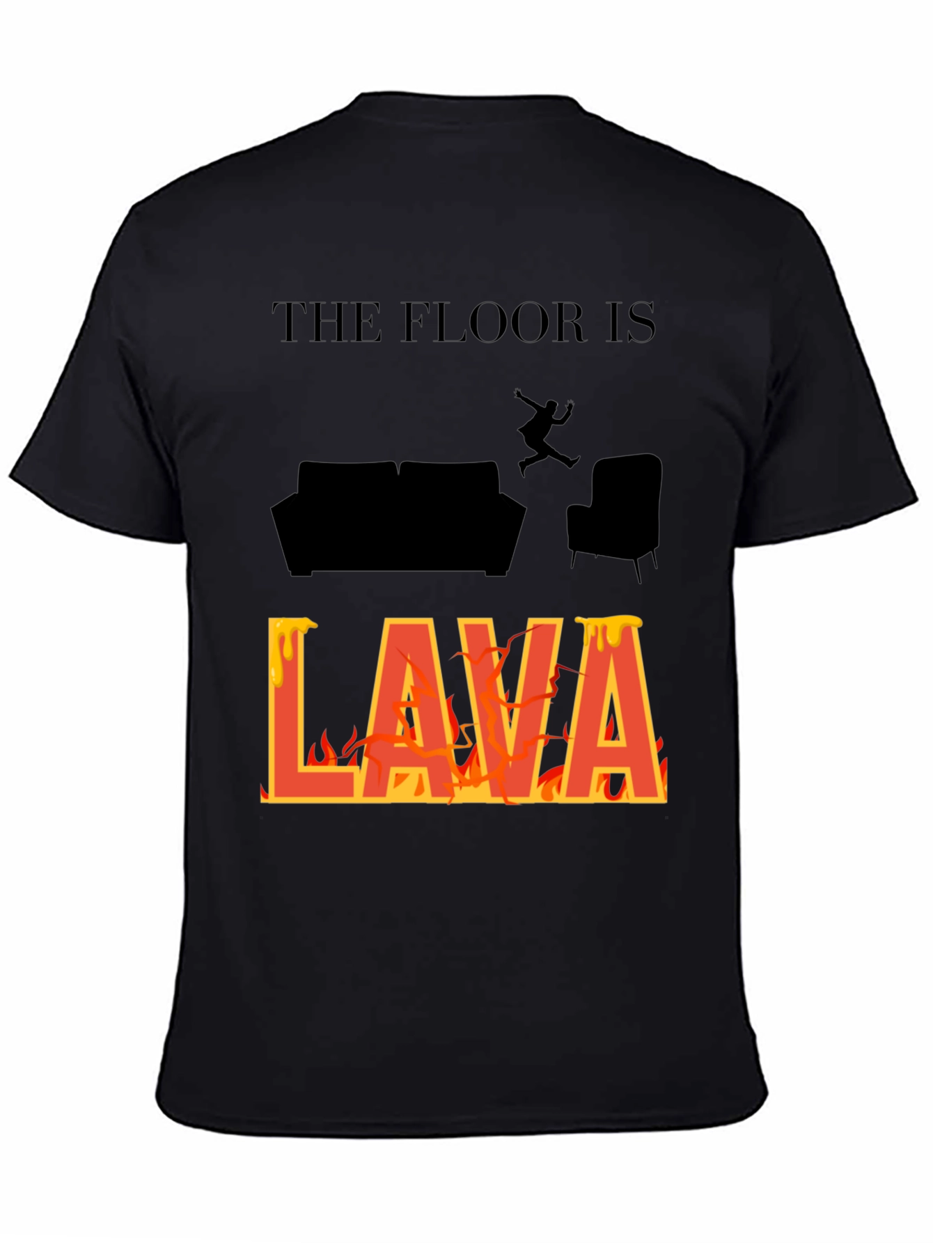 The Floor Is Lava T-Shirt Novelty Game Tee
