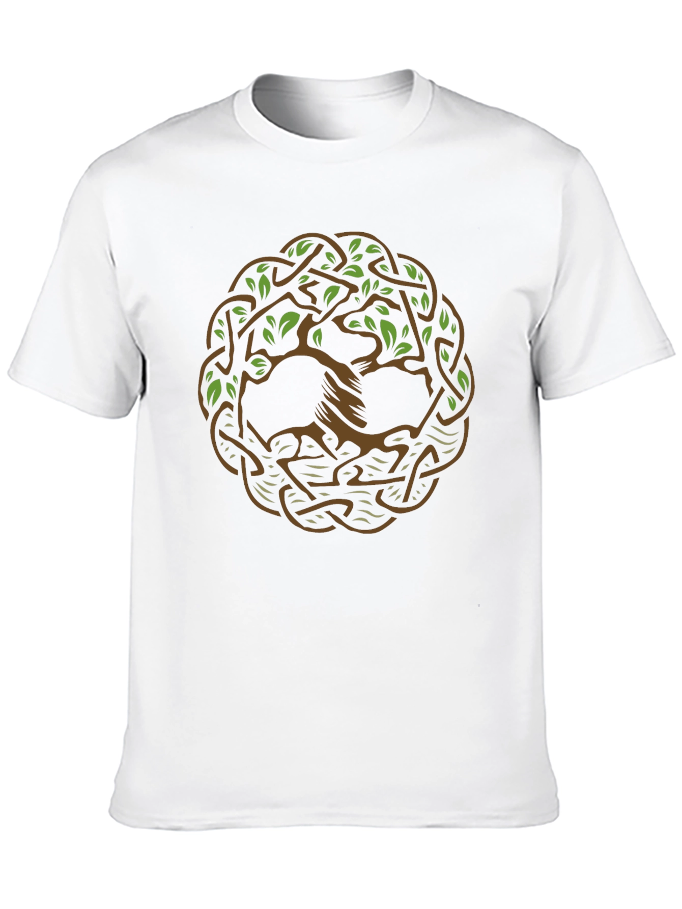 Celtic Tree of Life Graphic Tee - Black