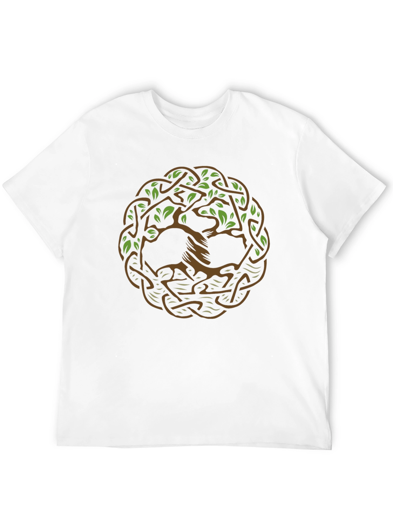 Celtic Tree of Life Graphic Tee - Black