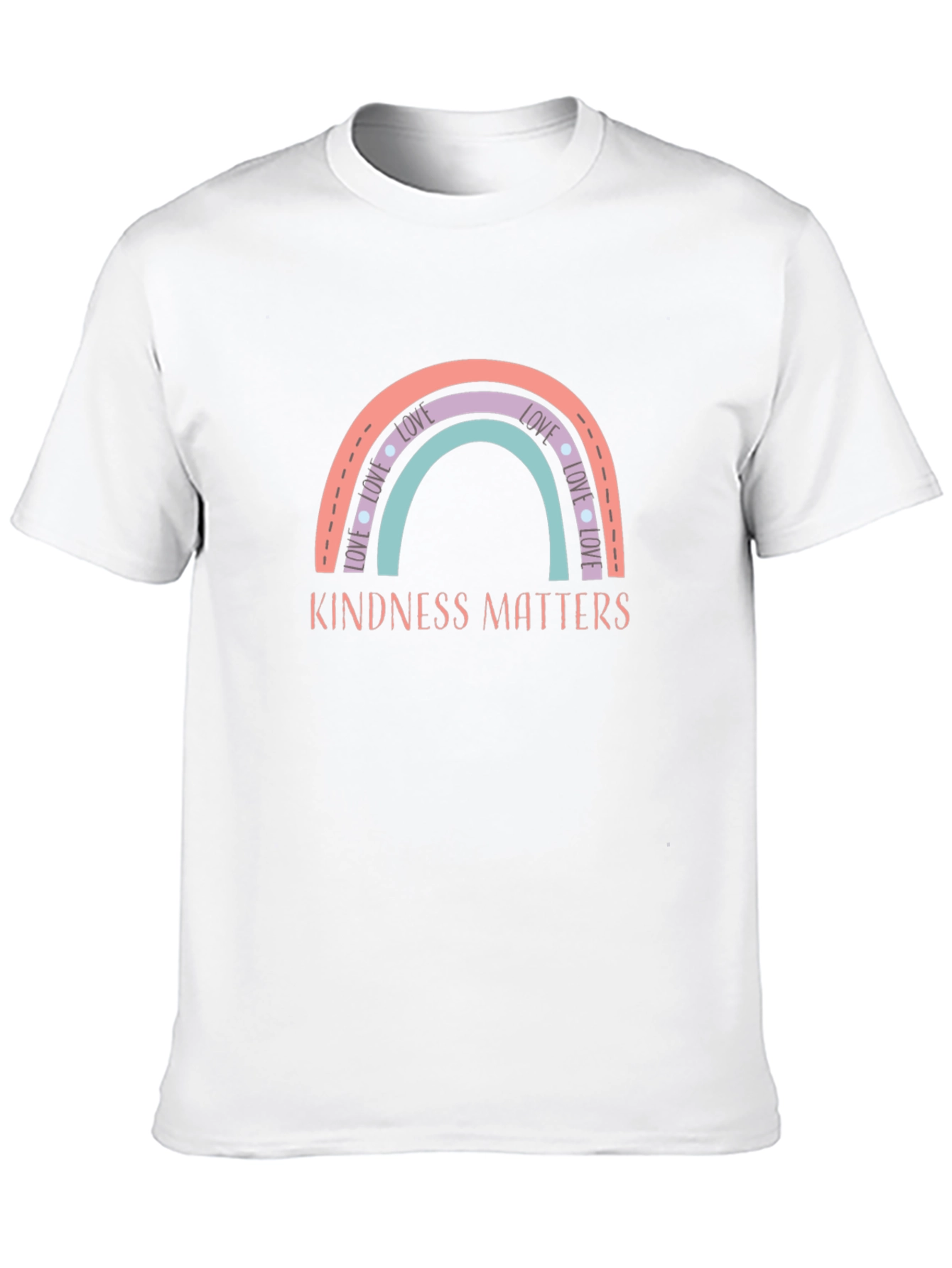 Kindness Matters Rainbow Graphic Tee