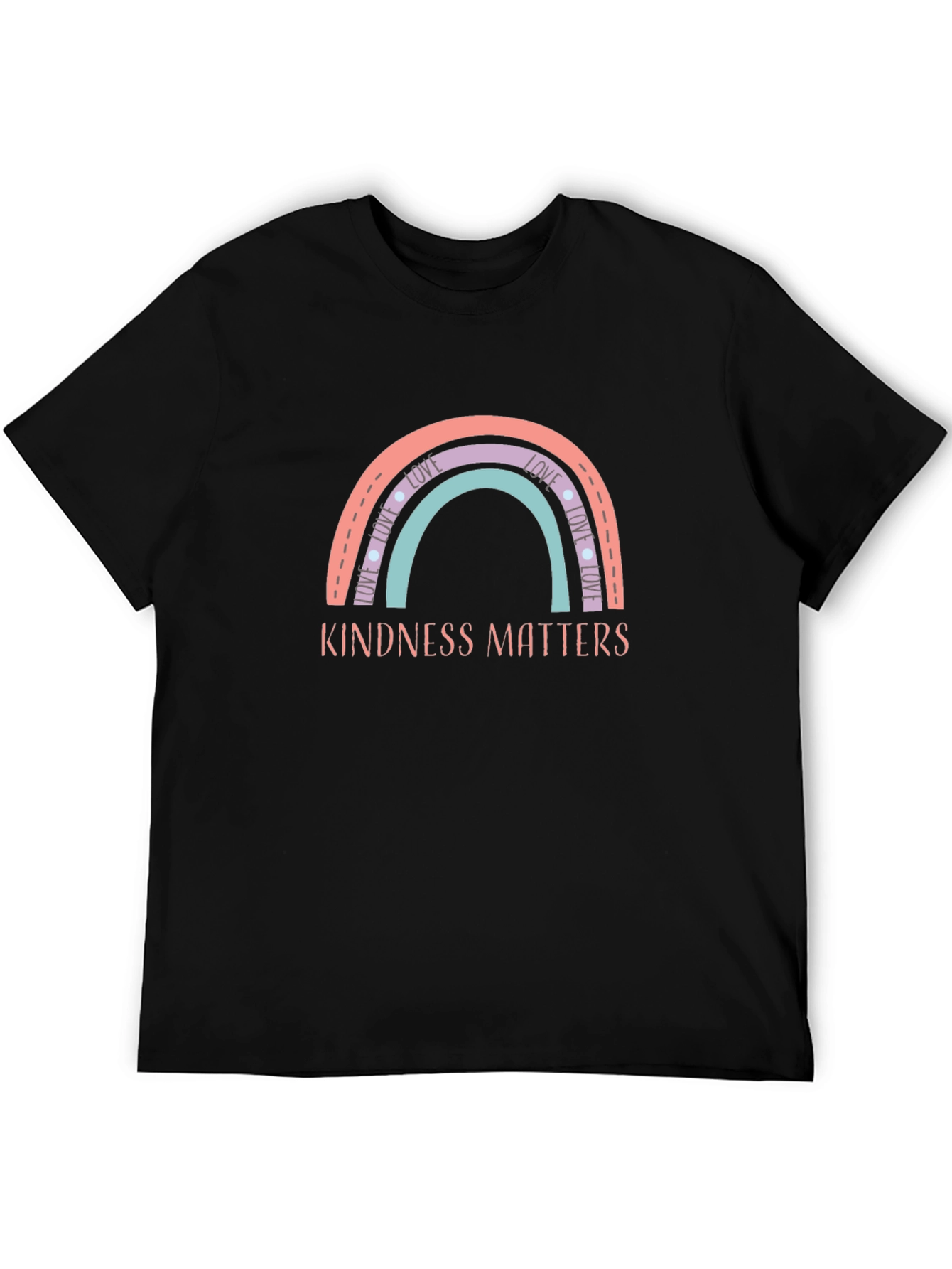 Kindness Matters Rainbow Graphic Tee
