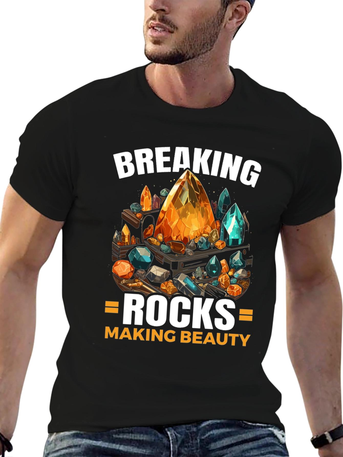 Breaking Rocks Making Beauty Graphic Tee