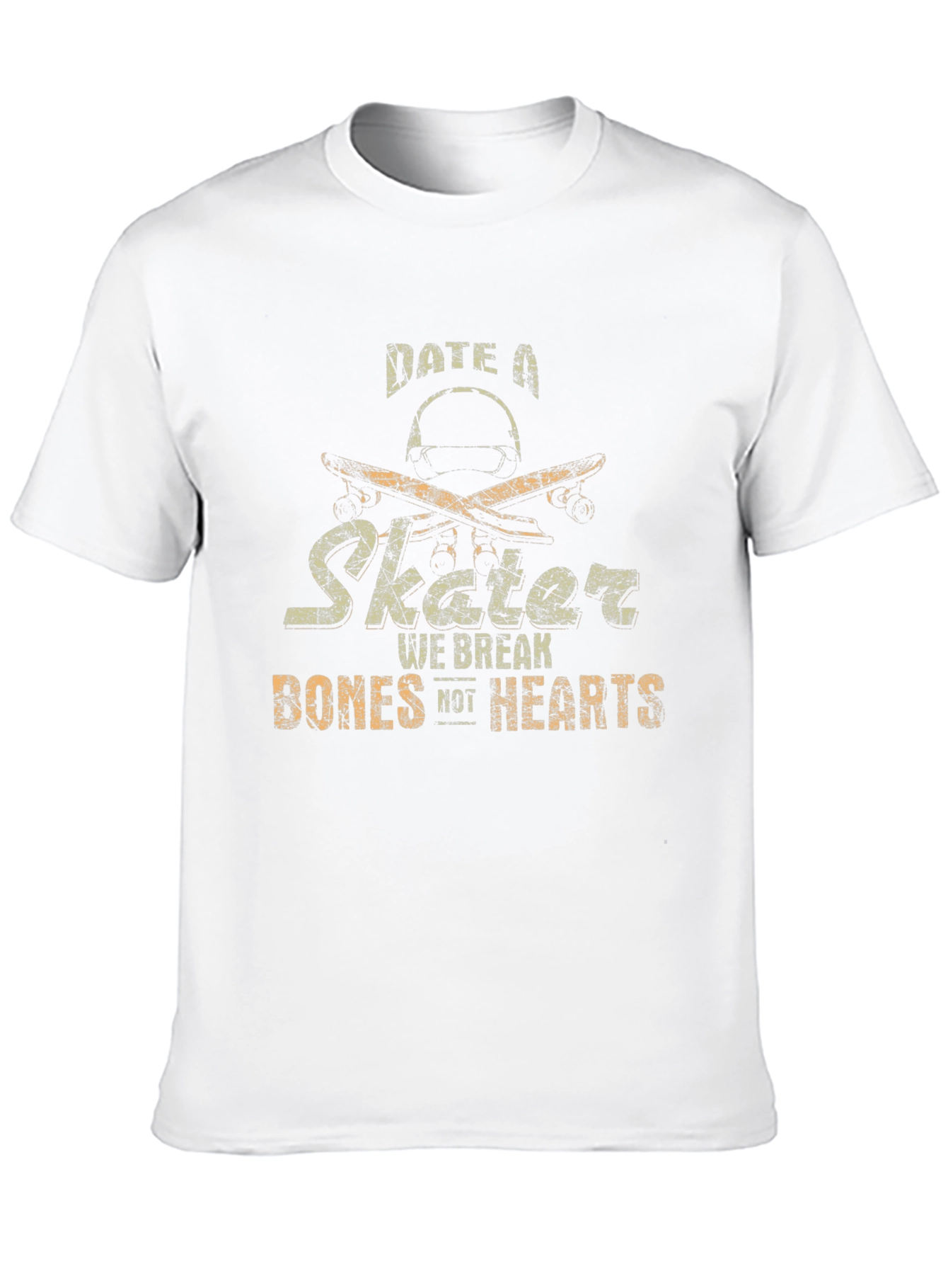 Date a Skater Black Graphic T-Shirt