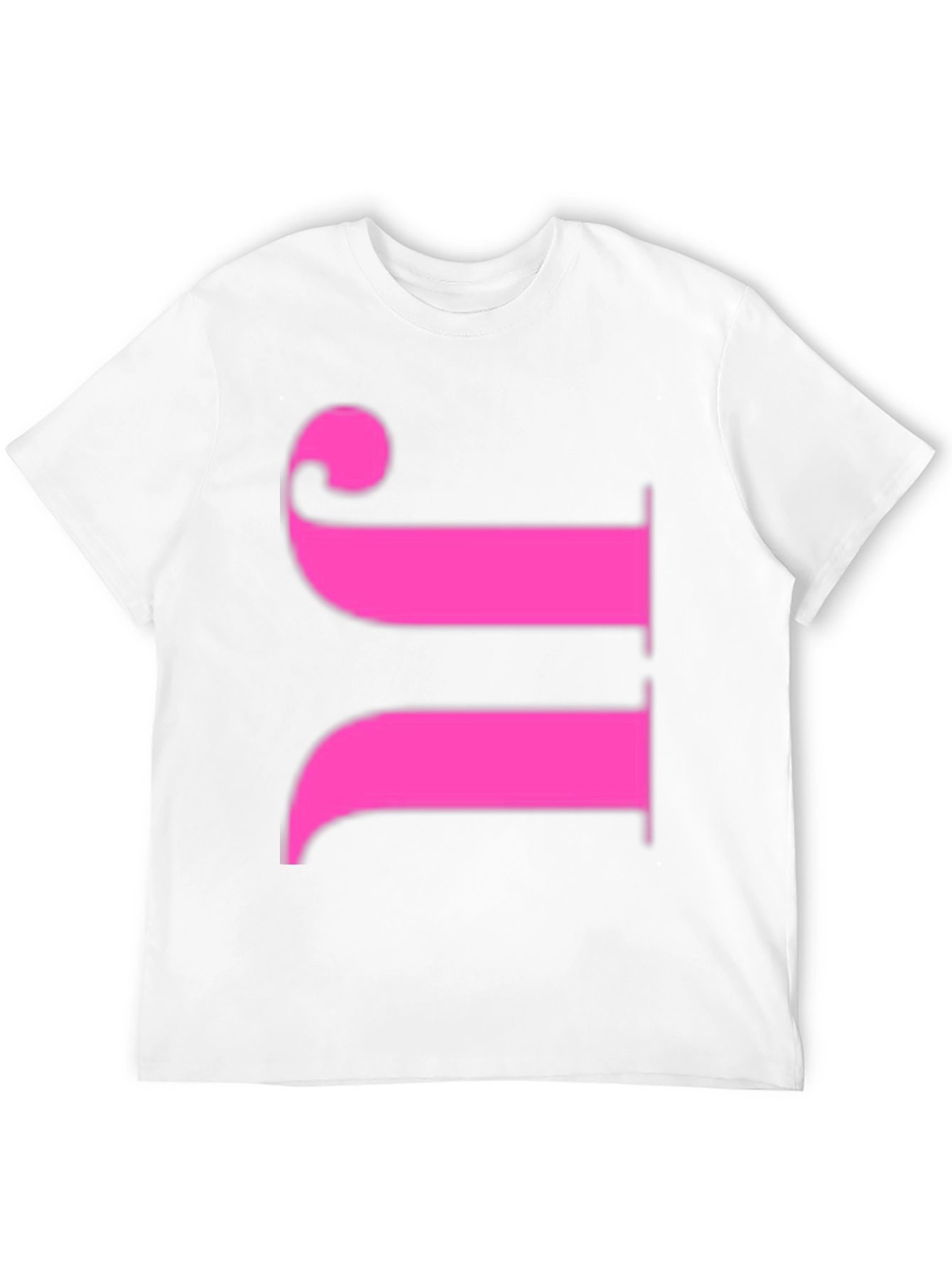 Bold Graphic Tee - Pink Symbol on Black