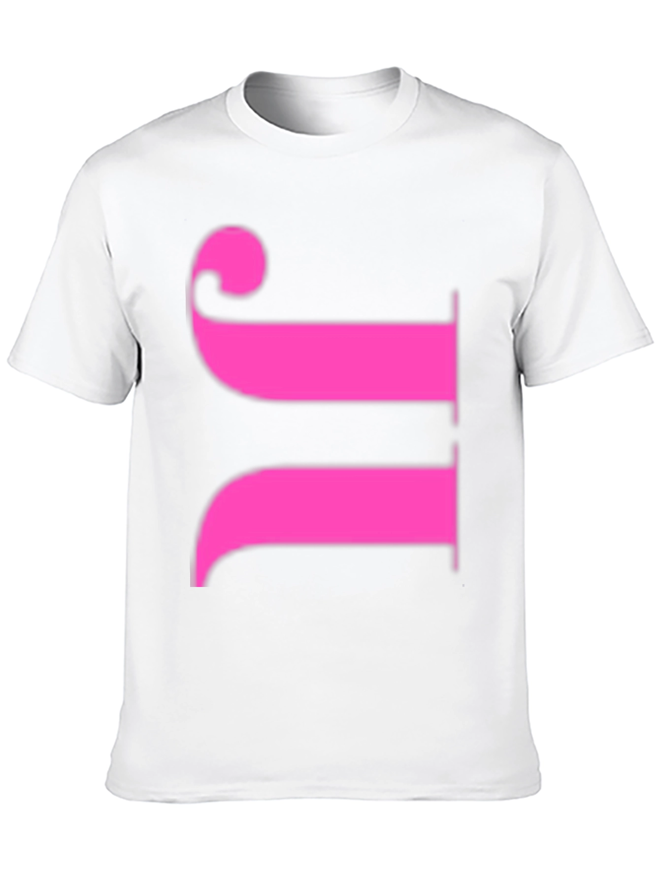 Bold Graphic Tee - Pink Symbol on Black