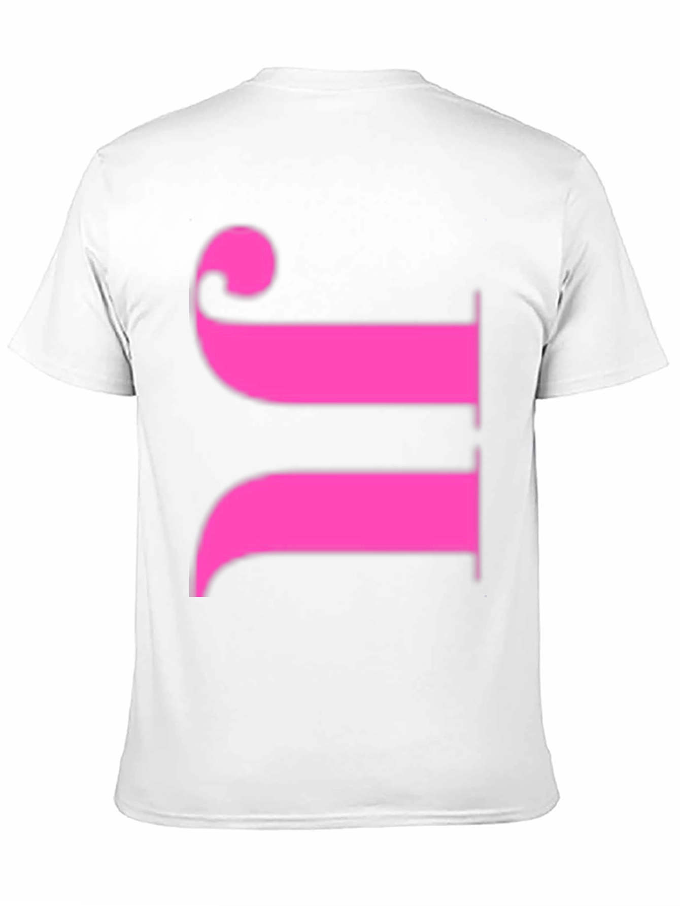 Bold Graphic Tee - Pink Symbol on Black