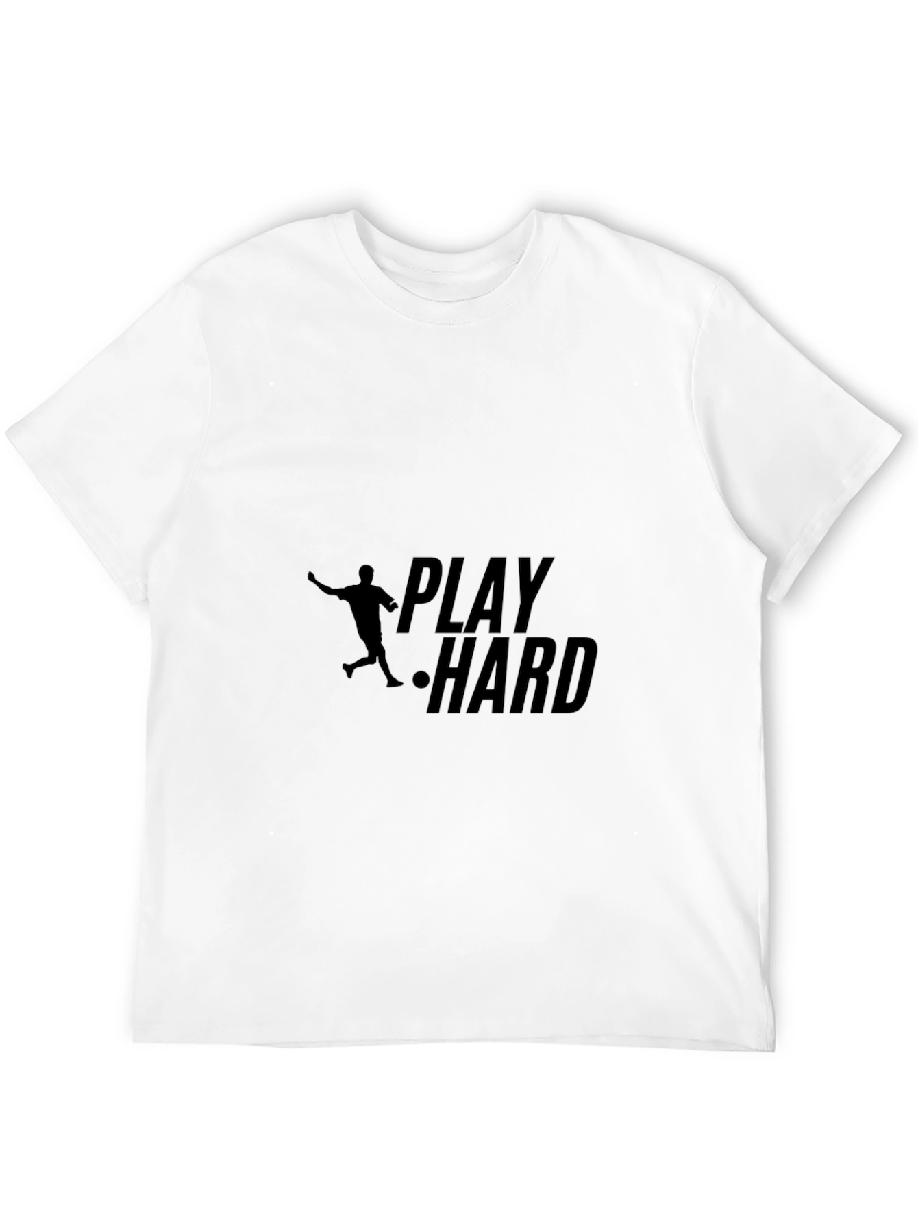 Play Hard Black Graphic Tee
