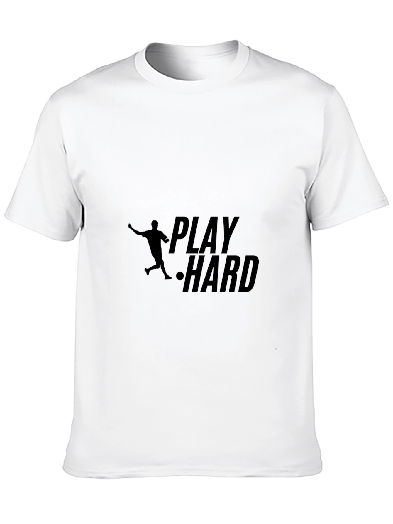 Play Hard Black Graphic Tee