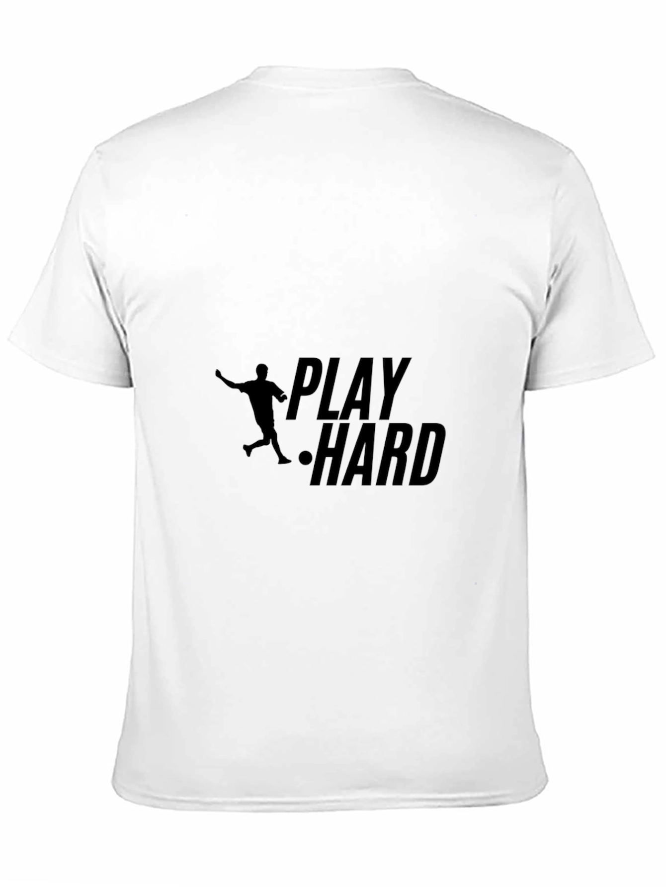 Play Hard Black Graphic Tee