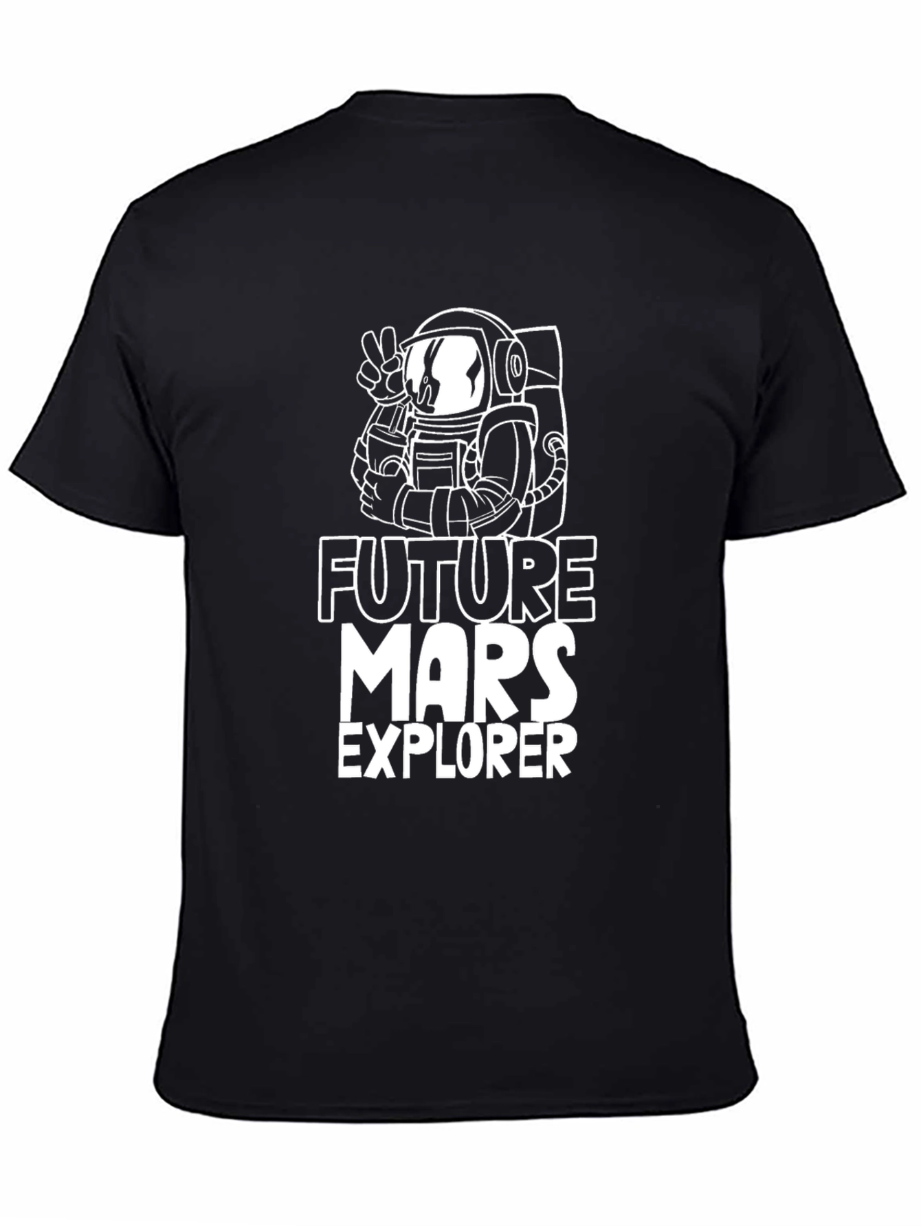 Future Mars Explorer T-Shirt - Black