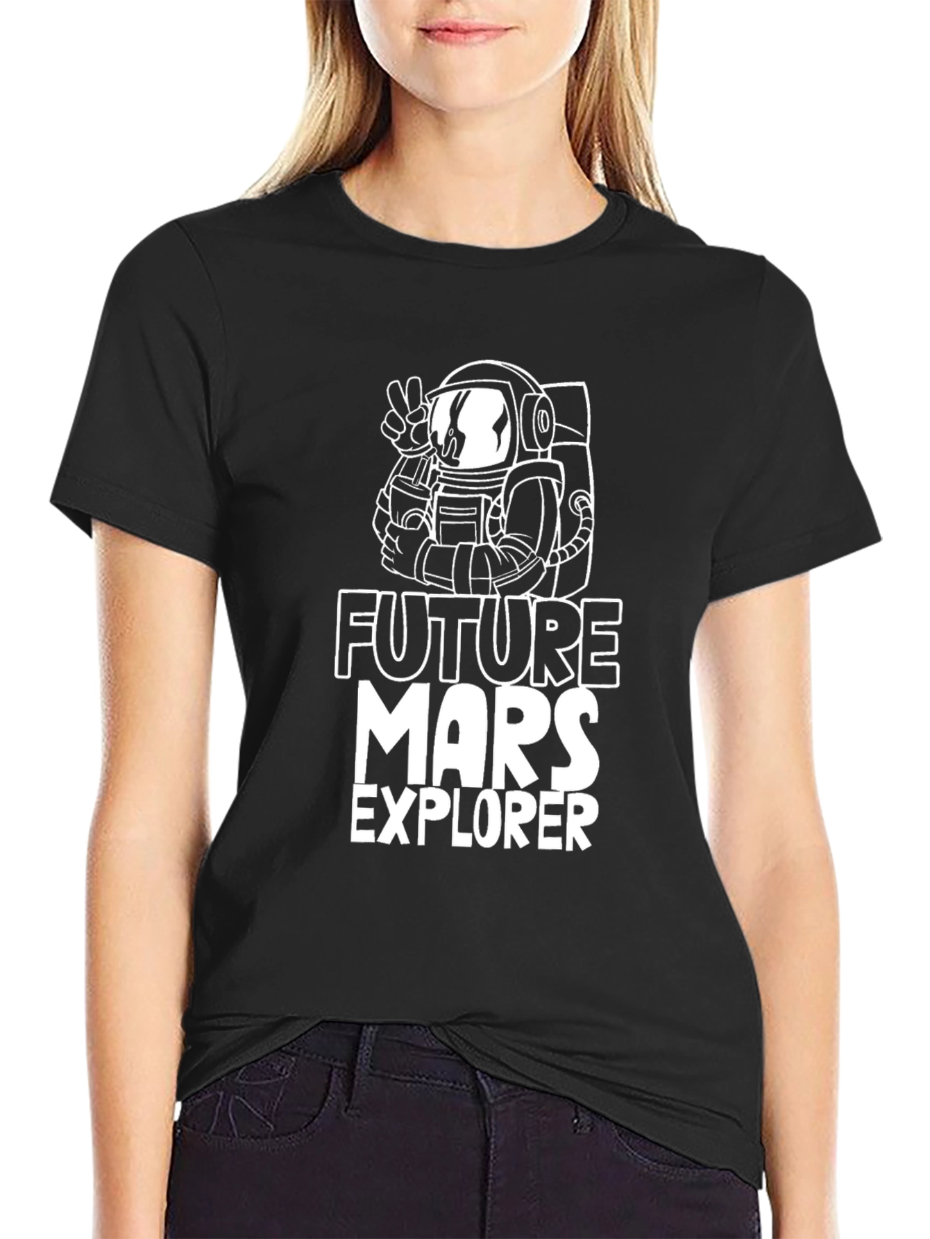 Future Mars Explorer T-Shirt - Black