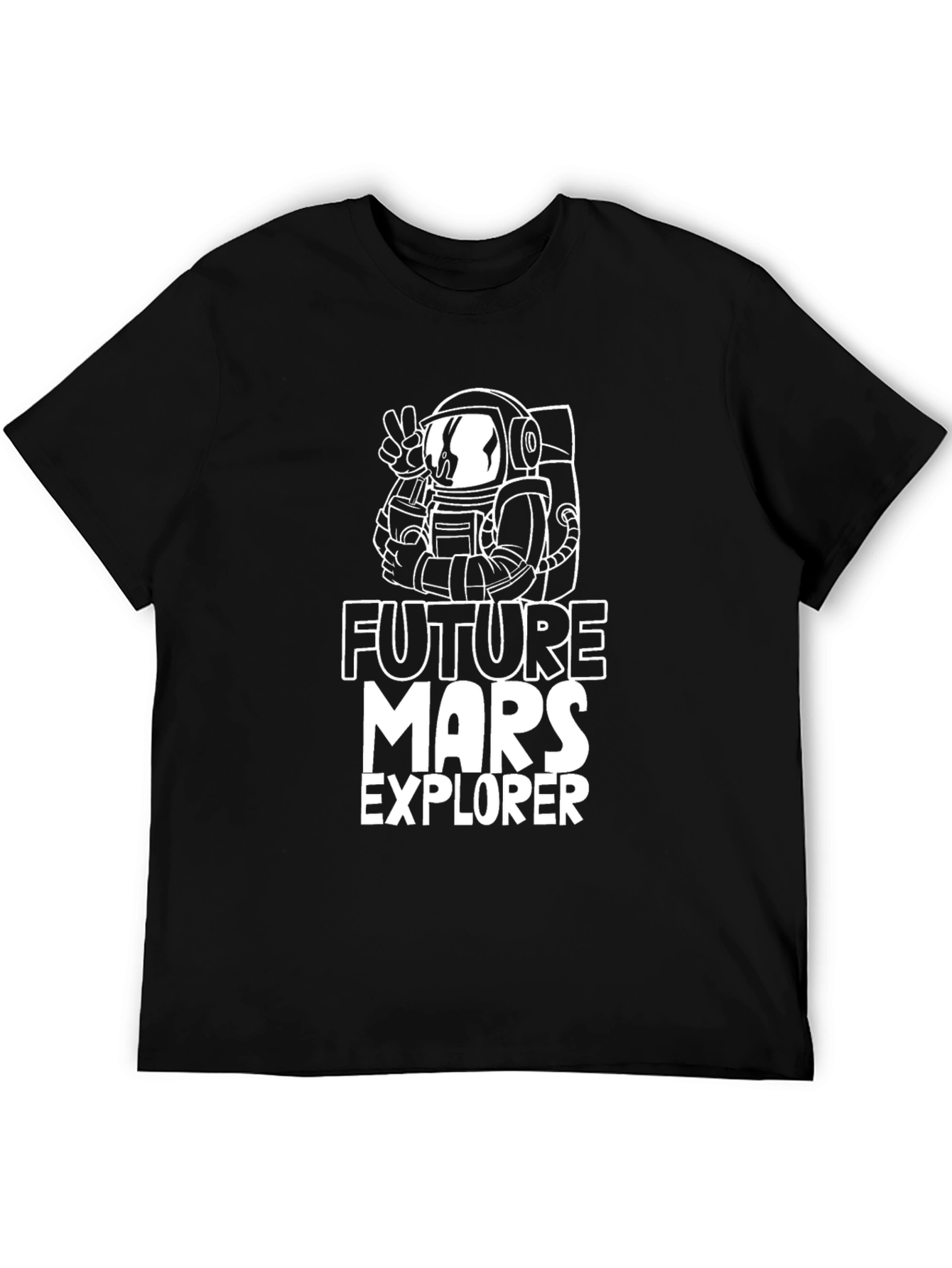 Future Mars Explorer T-Shirt - Black