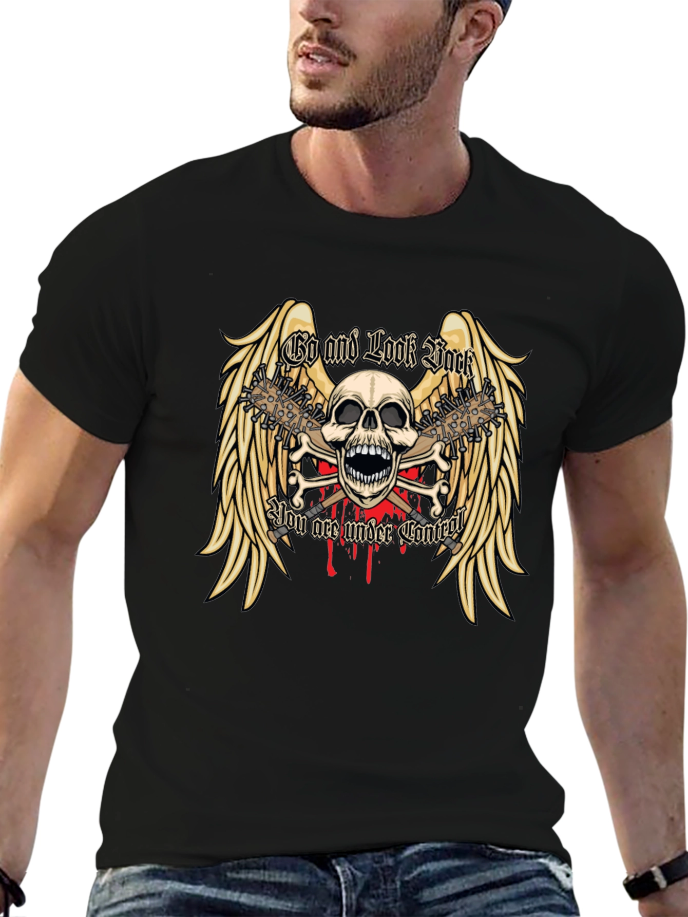 Skull & Wings Graphic Tee