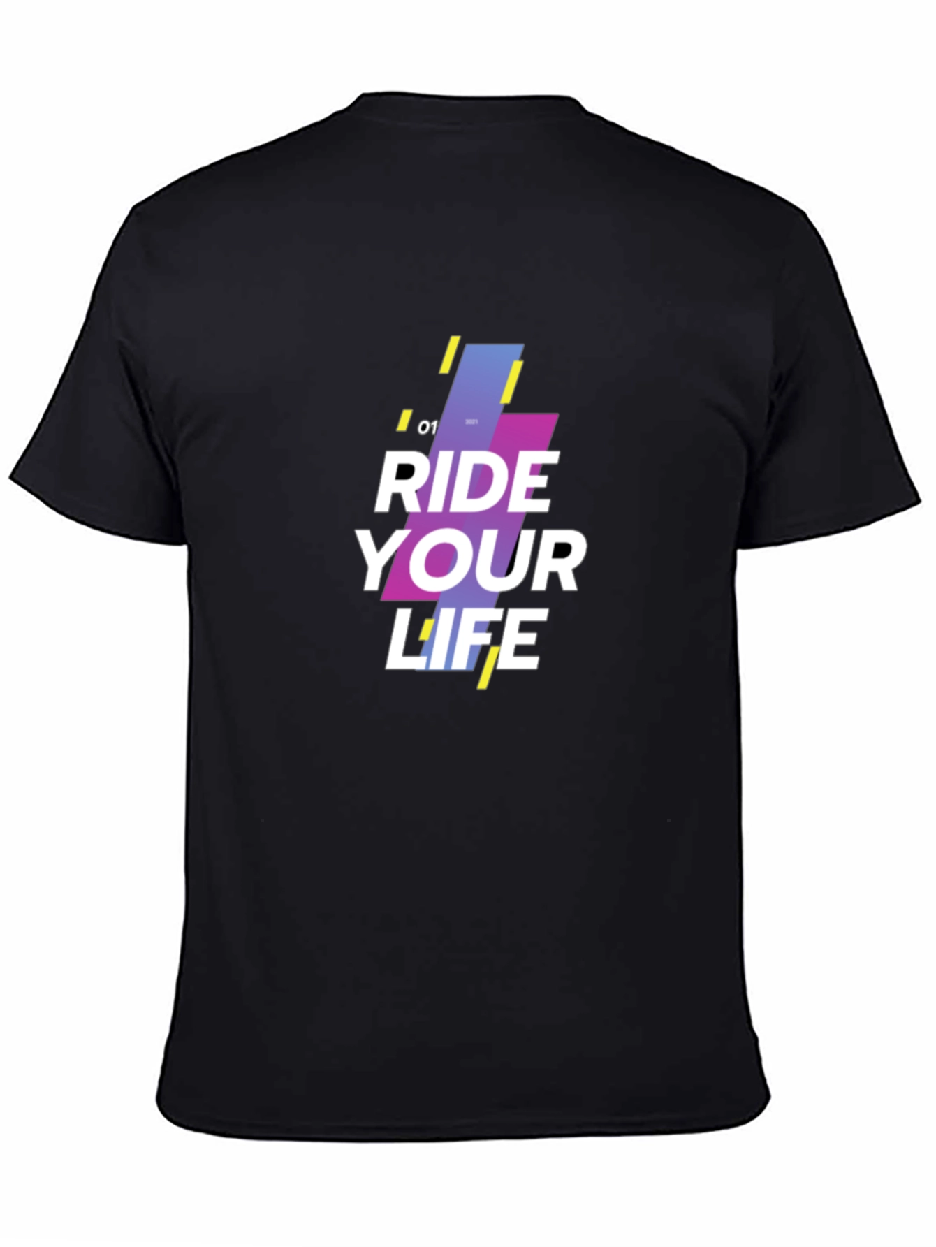 Ride Your Life Graphic Black T-Shirt