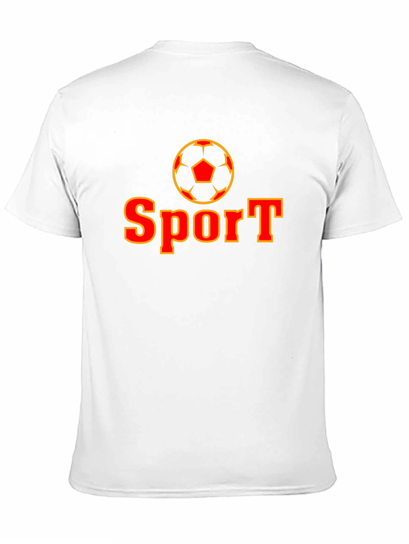 Sport Soccer Graphic T-Shirt - Black