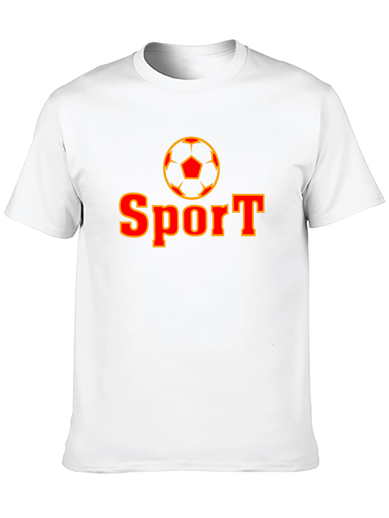 Sport Soccer Graphic T-Shirt - Black