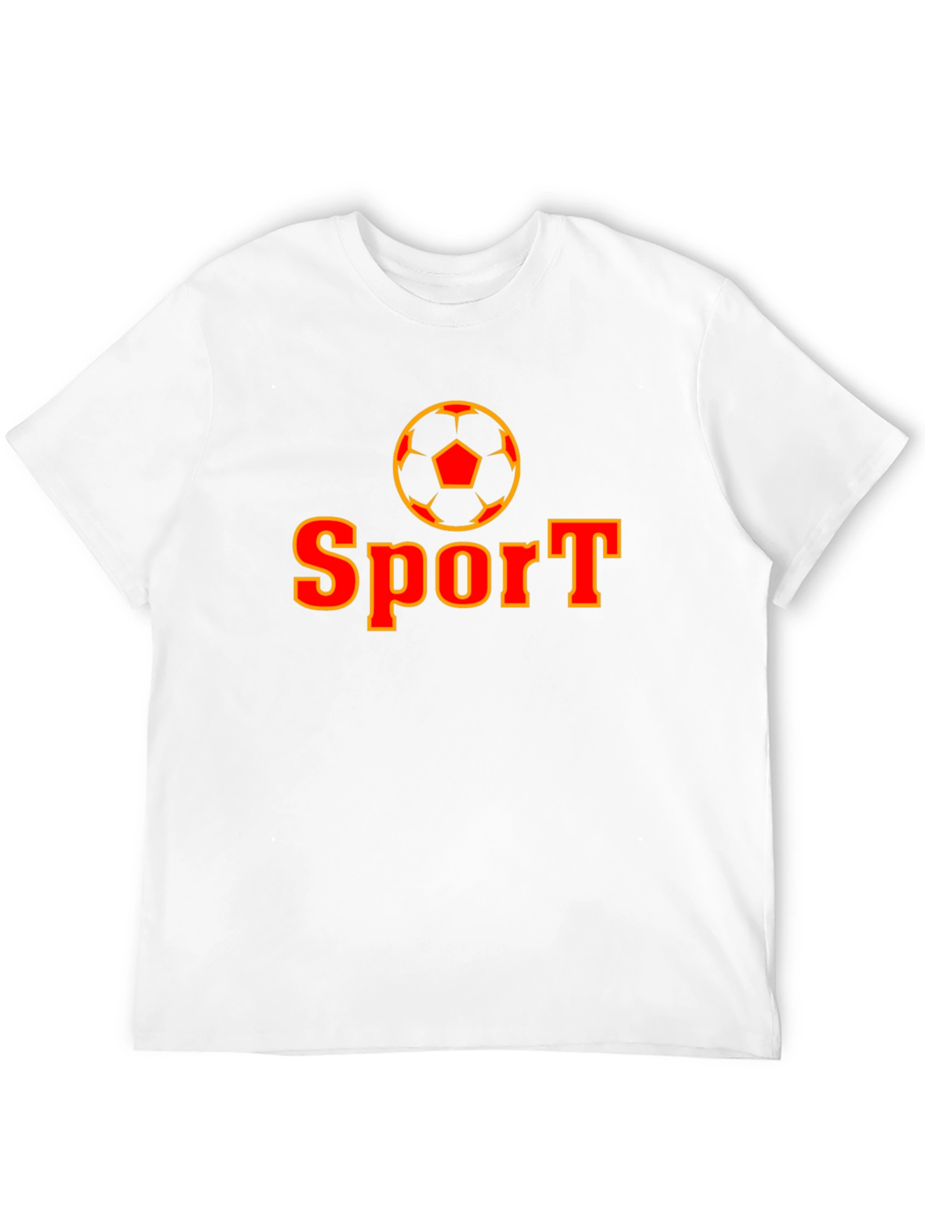 Sport Soccer Graphic T-Shirt - Black