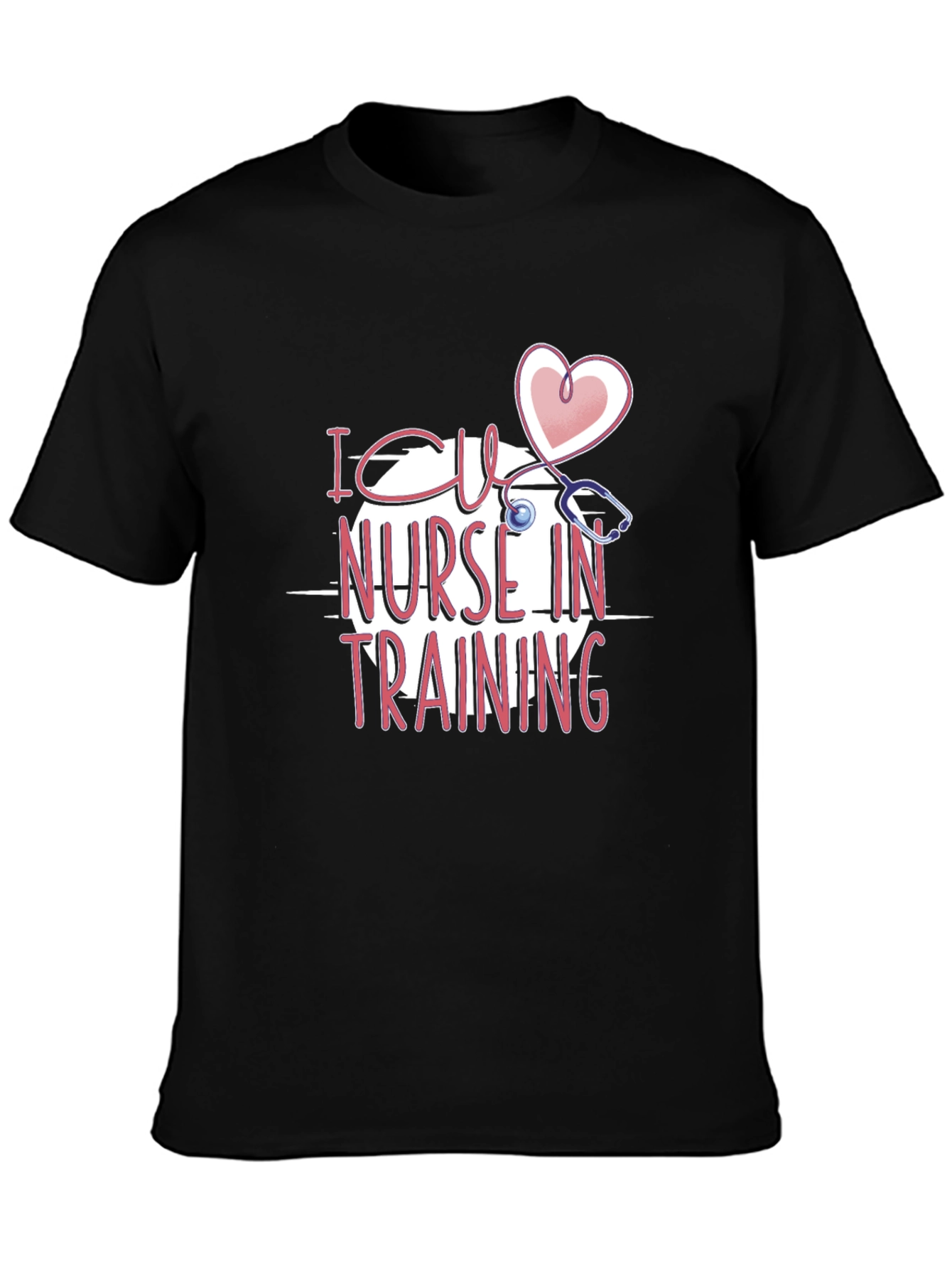 I CU Nurse in Training Black T-Shirt