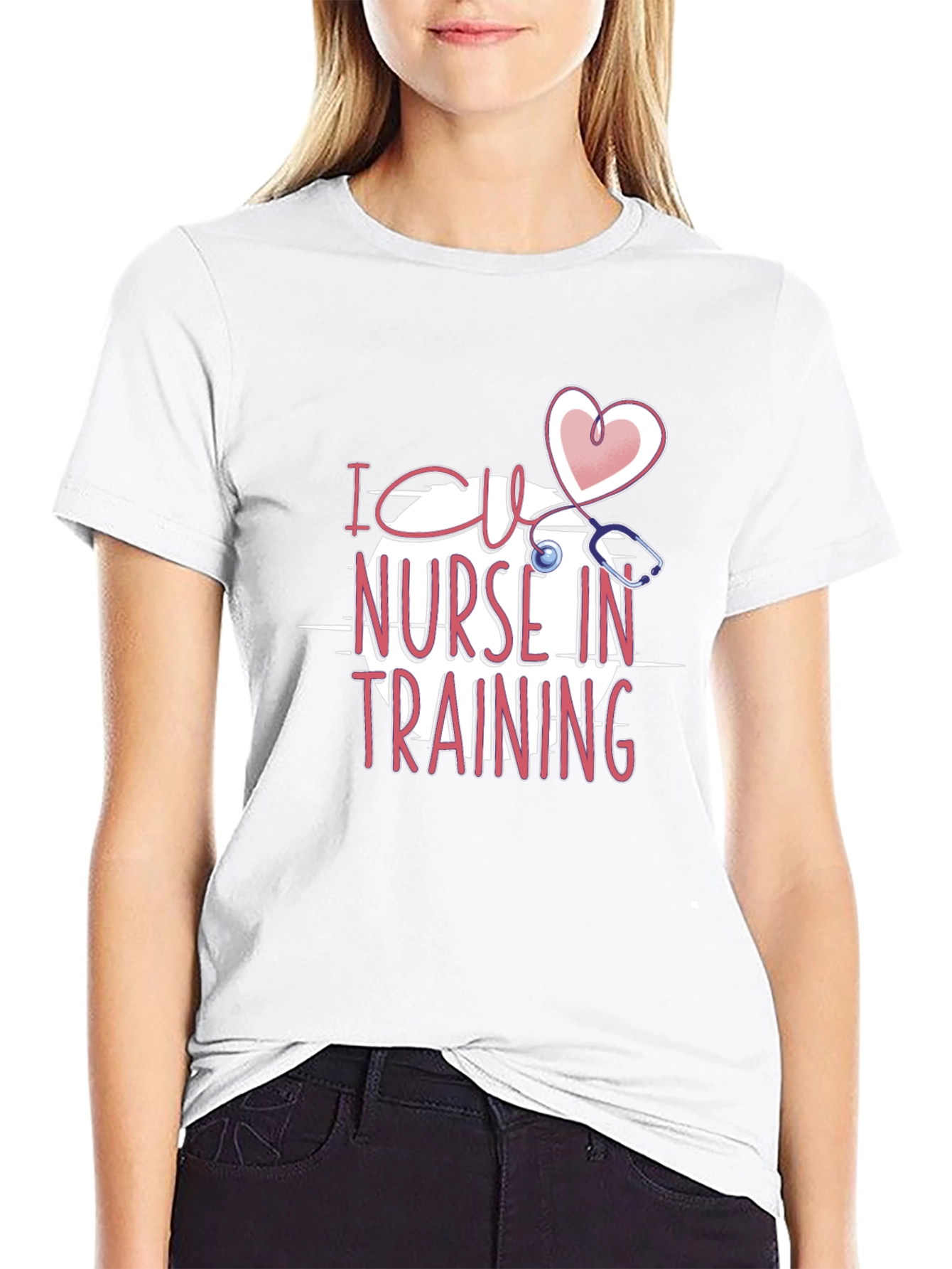 I CU Nurse in Training Black T-Shirt