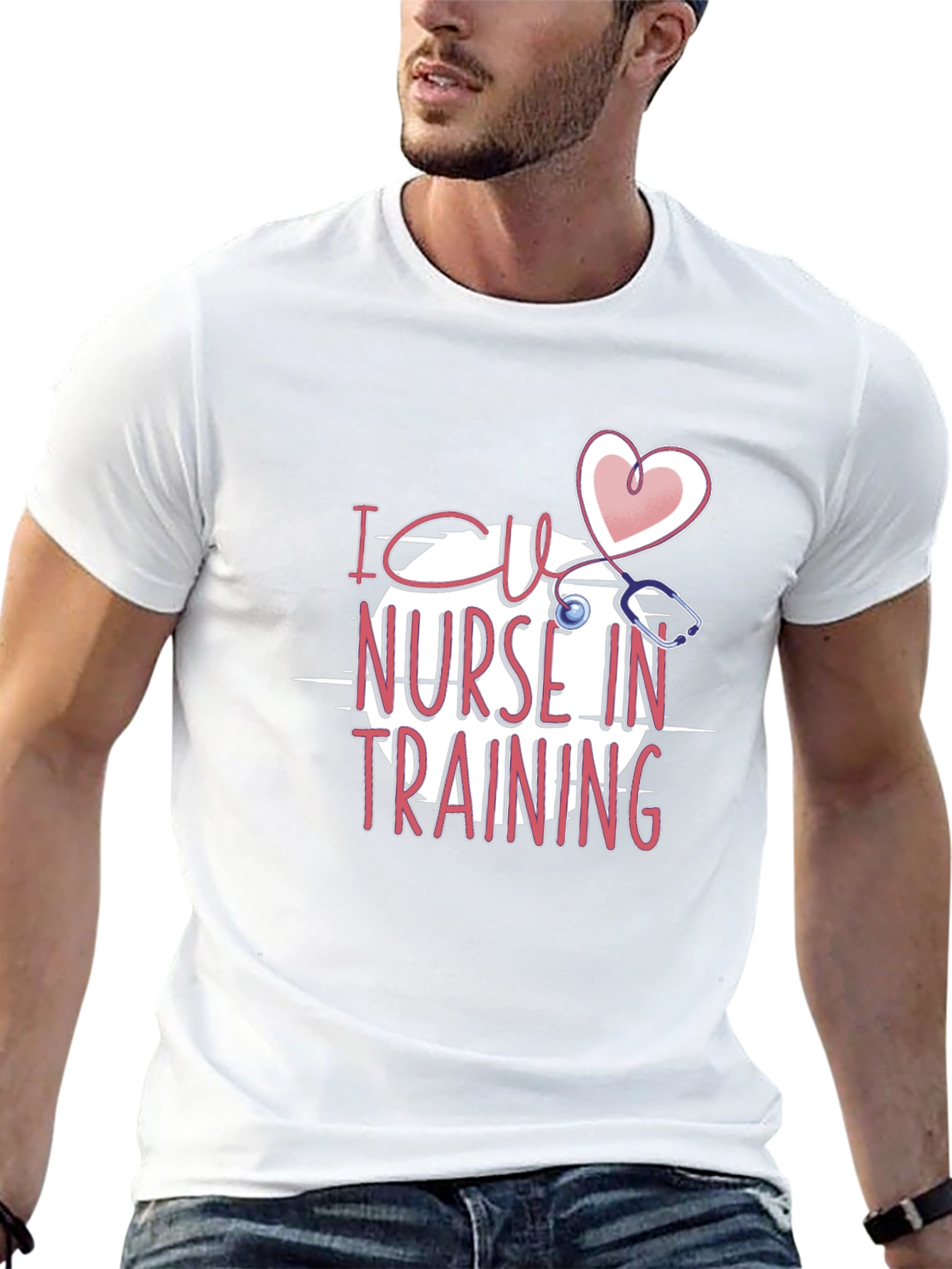 I CU Nurse in Training Black T-Shirt