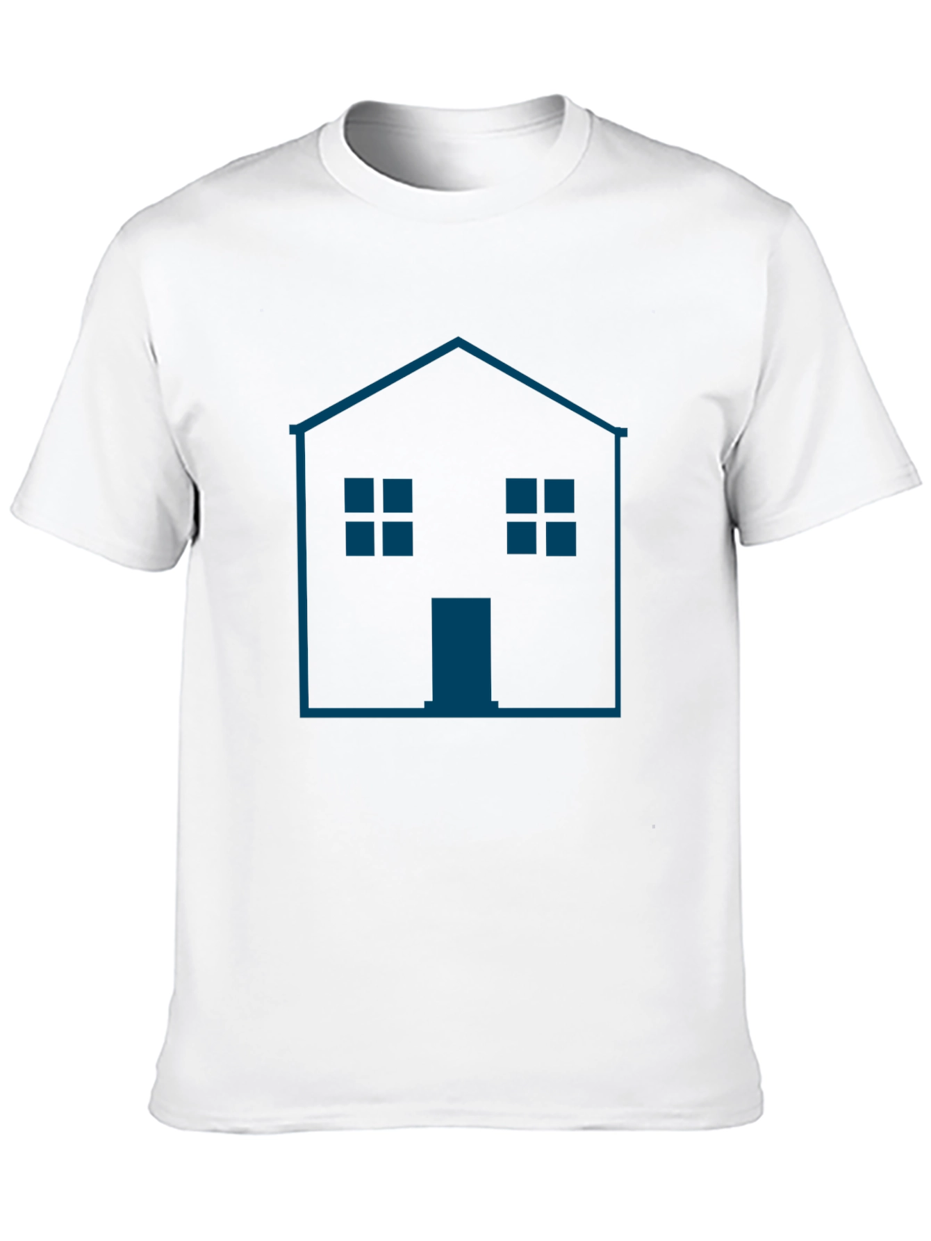 Modern House Graphic T-Shirt - Minimalist Design