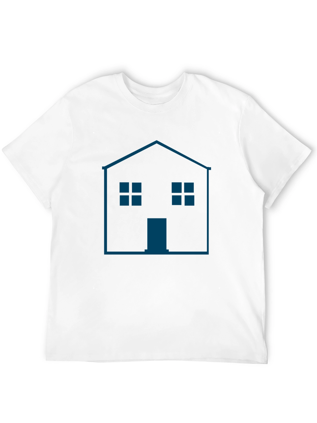 Modern House Graphic T-Shirt - Minimalist Design