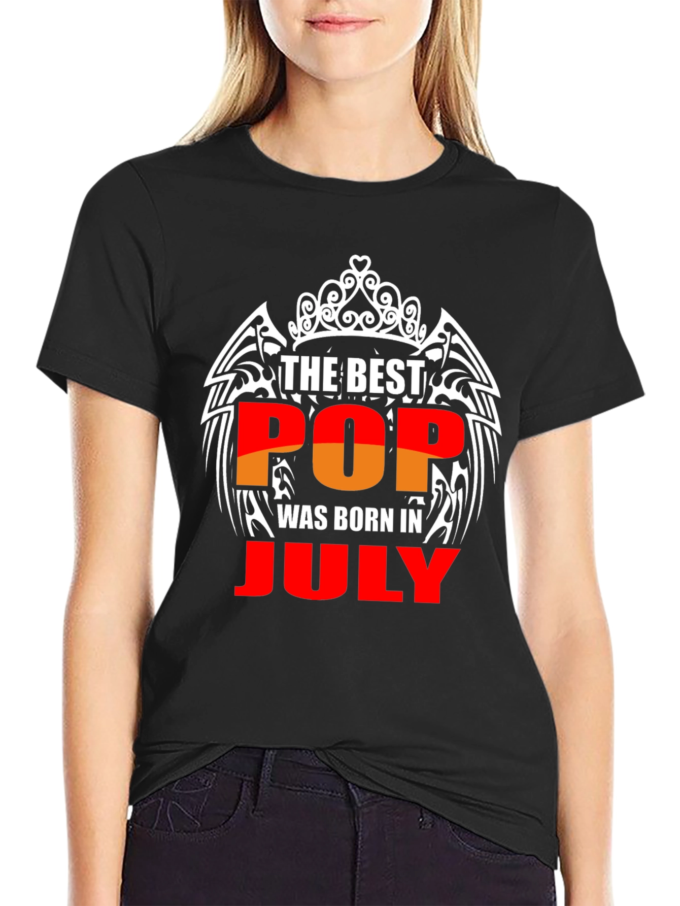 Best Pop Born in July Graphic Tee
