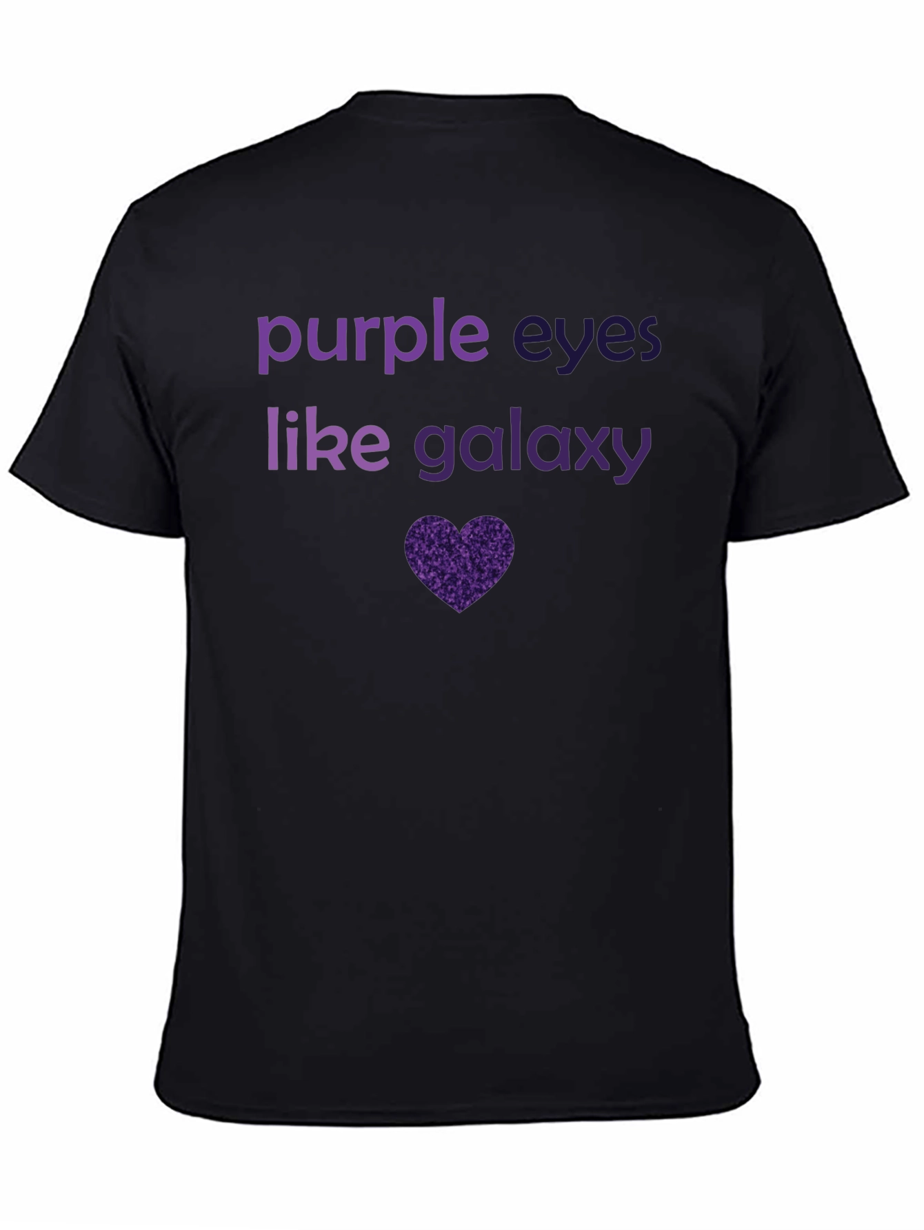 Purple Eyes Galaxy Graphic Tee