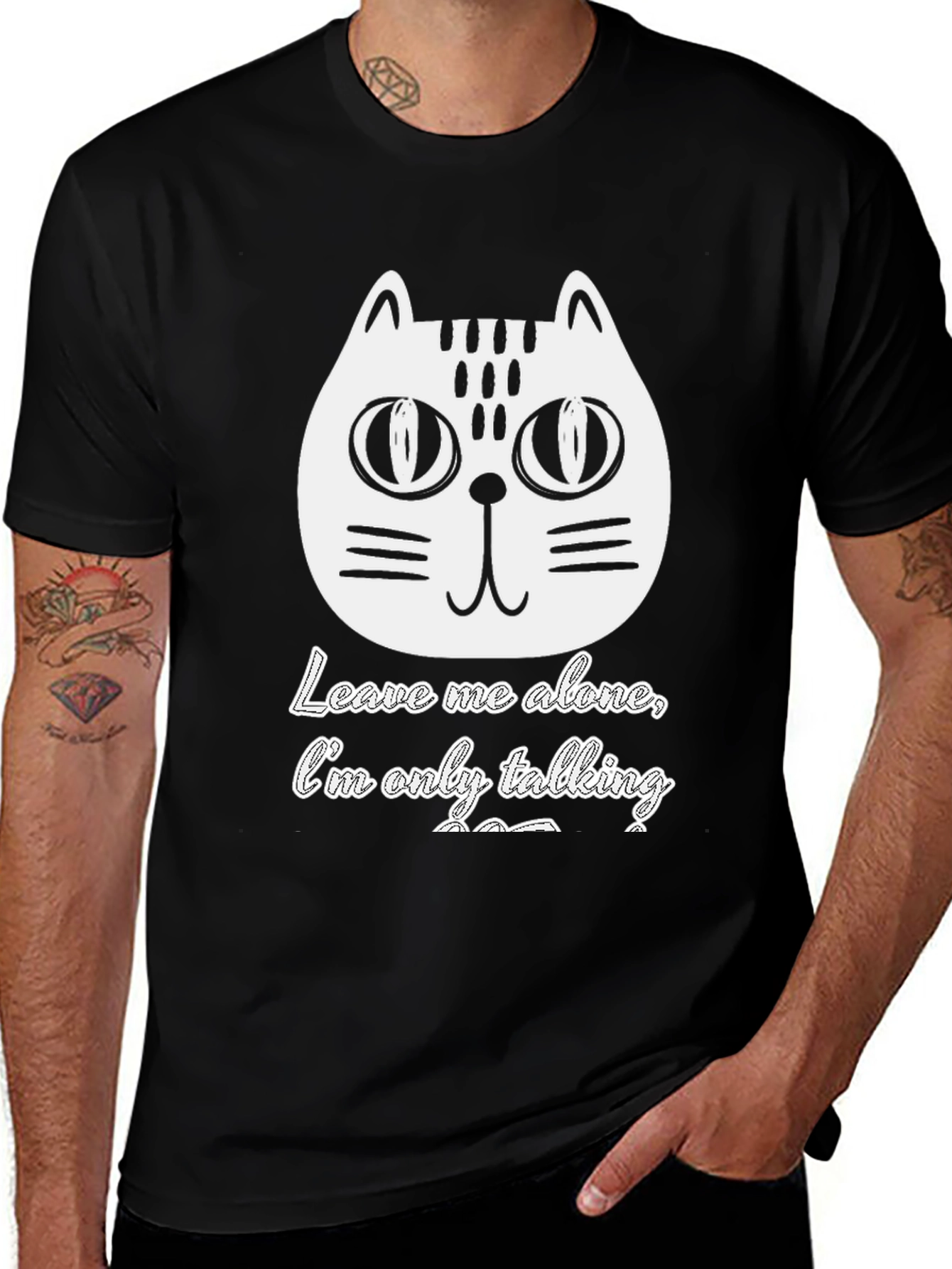 Leave Me Alone Cat T-Shirt