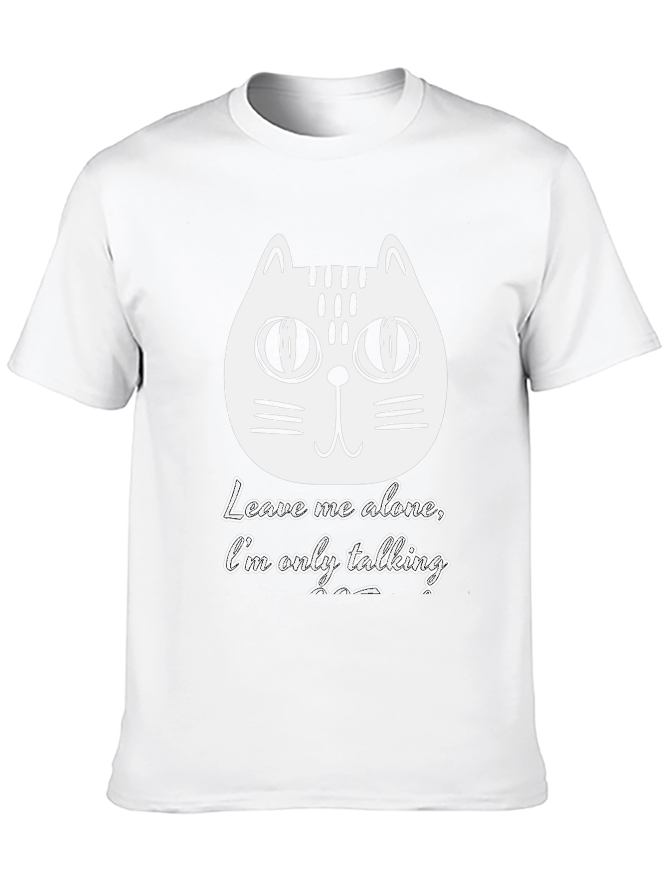 Leave Me Alone Cat T-Shirt