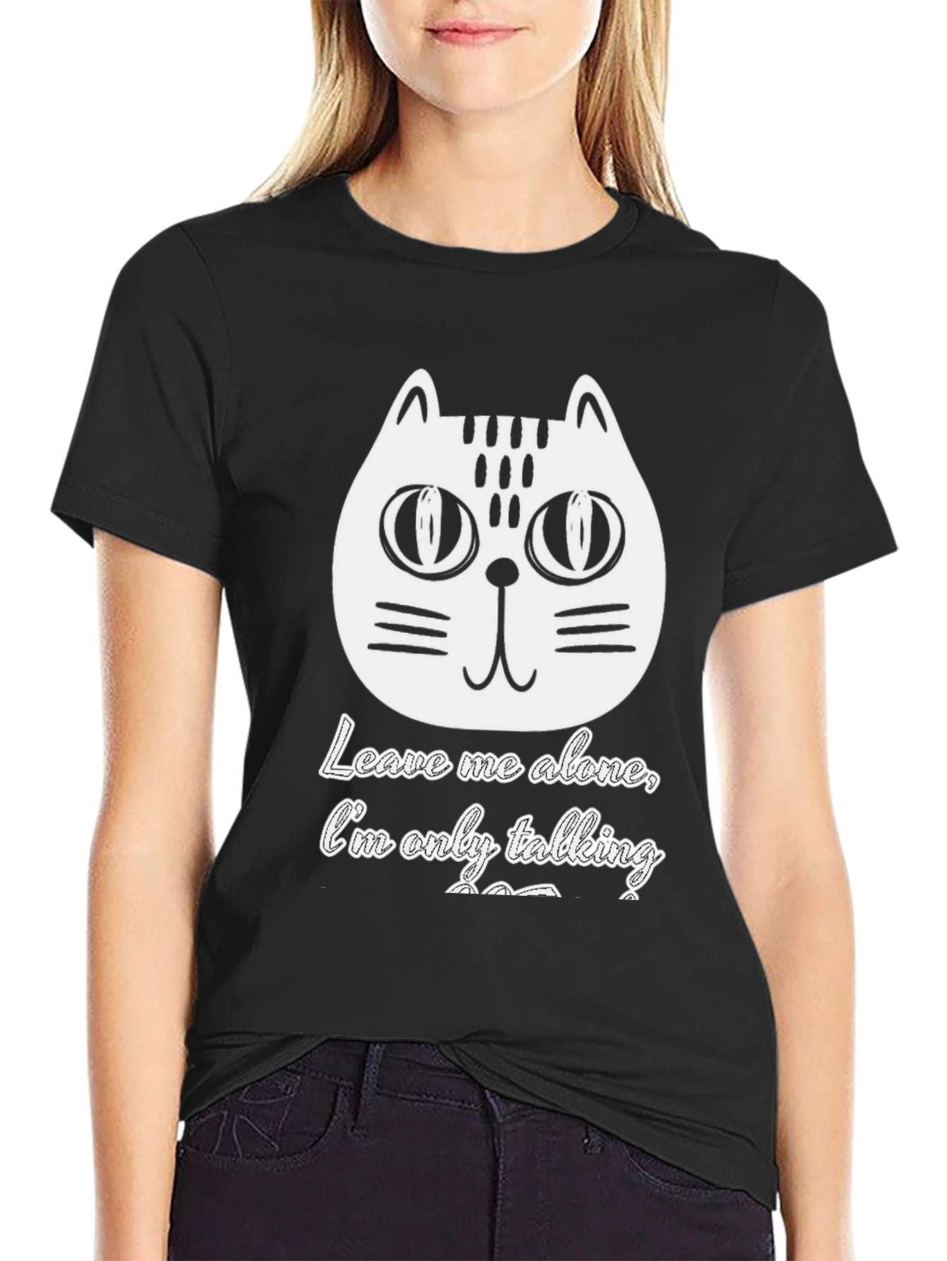 Leave Me Alone Cat T-Shirt