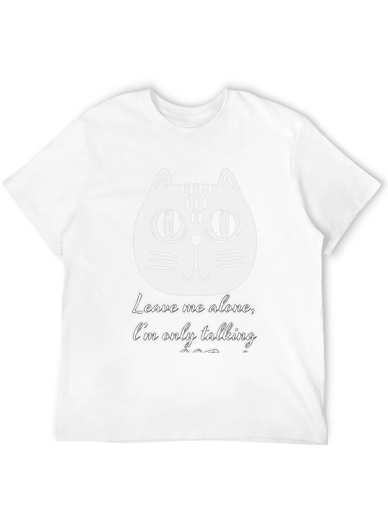 Leave Me Alone Cat T-Shirt
