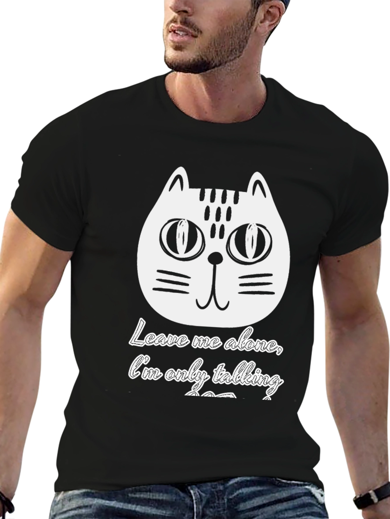 Leave Me Alone Cat T-Shirt