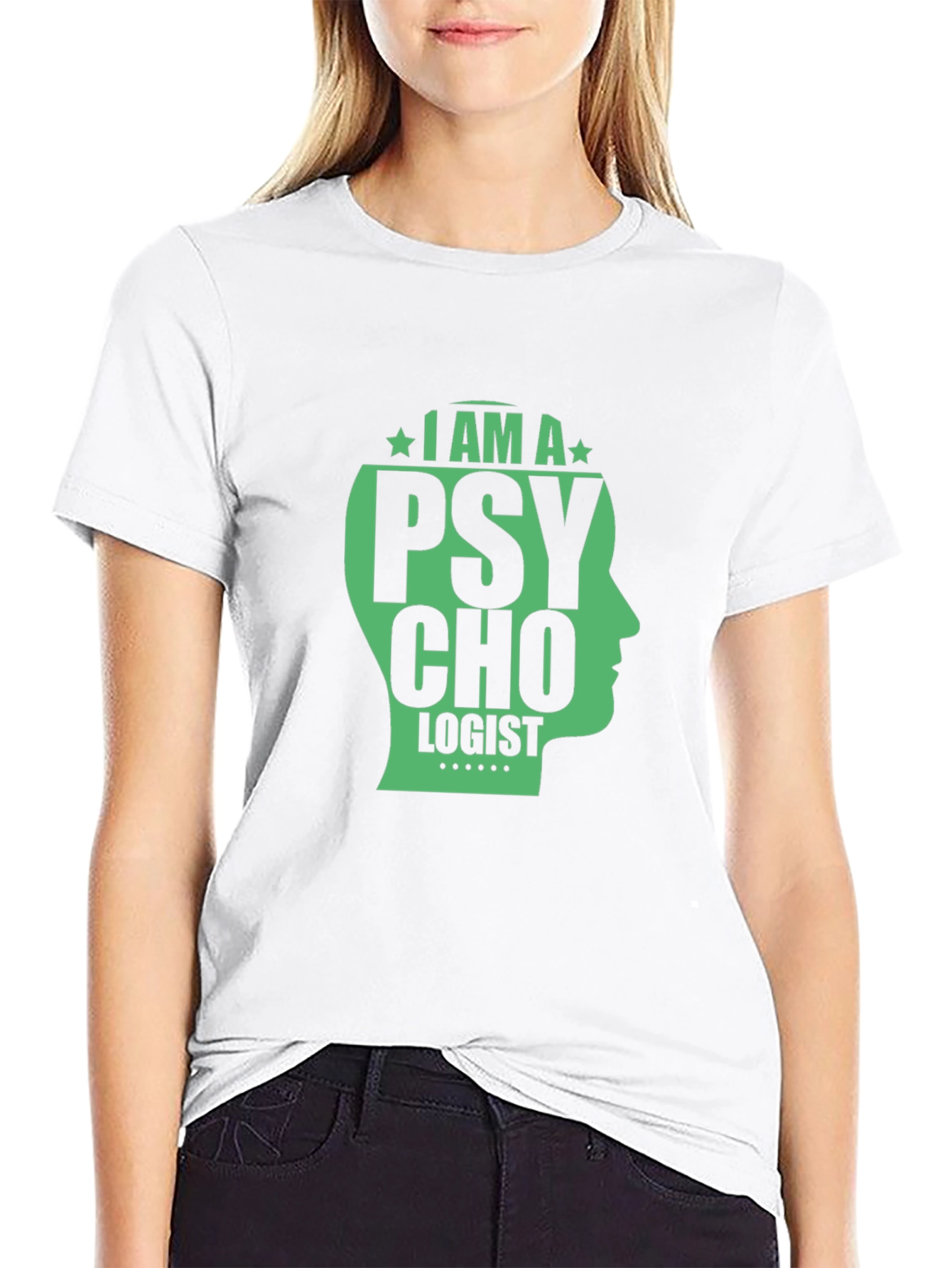 I AM A PSYCHOLOGIST Graphic T-Shirt - Black