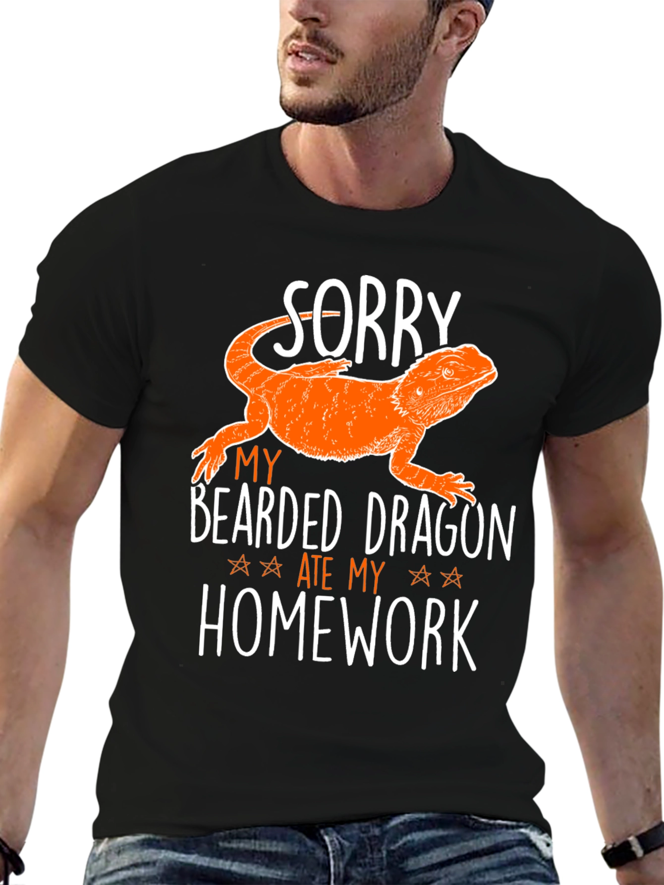 Bearded Dragon Homework Funny T-Shirt
