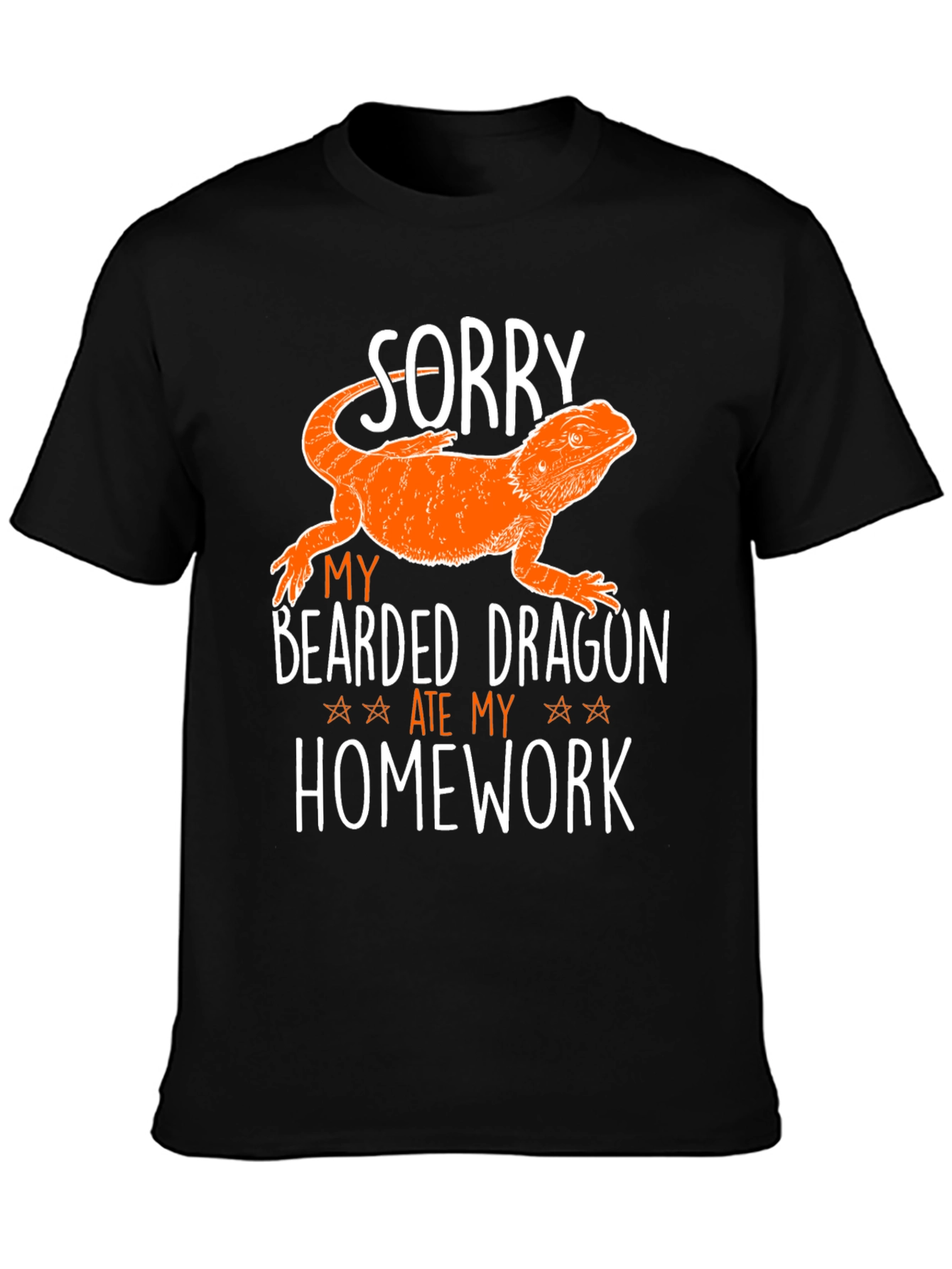 Bearded Dragon Homework Funny T-Shirt
