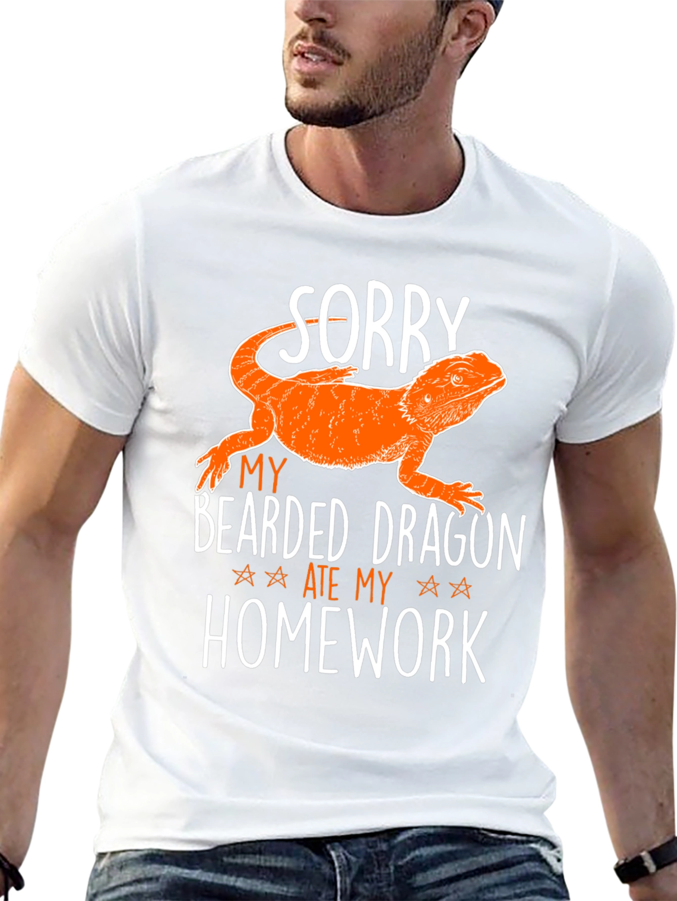 Bearded Dragon Homework Funny T-Shirt
