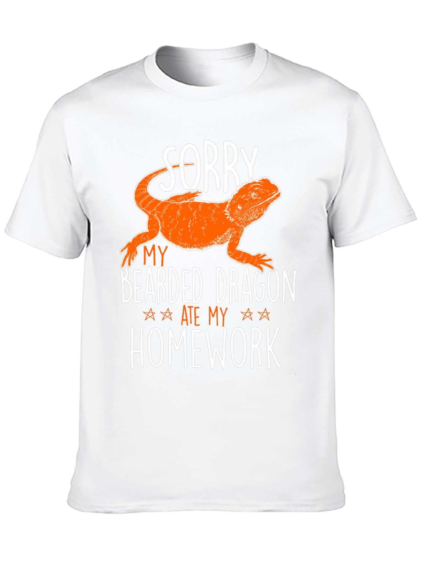 Bearded Dragon Homework Funny T-Shirt